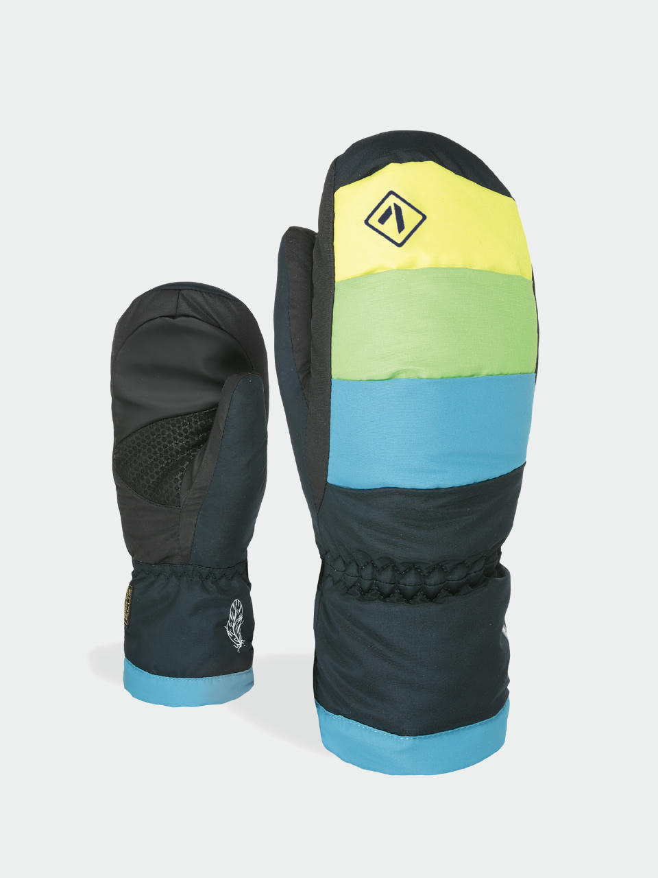 Ръкавици Level Rainbow Down Jr Mitt (light blue)