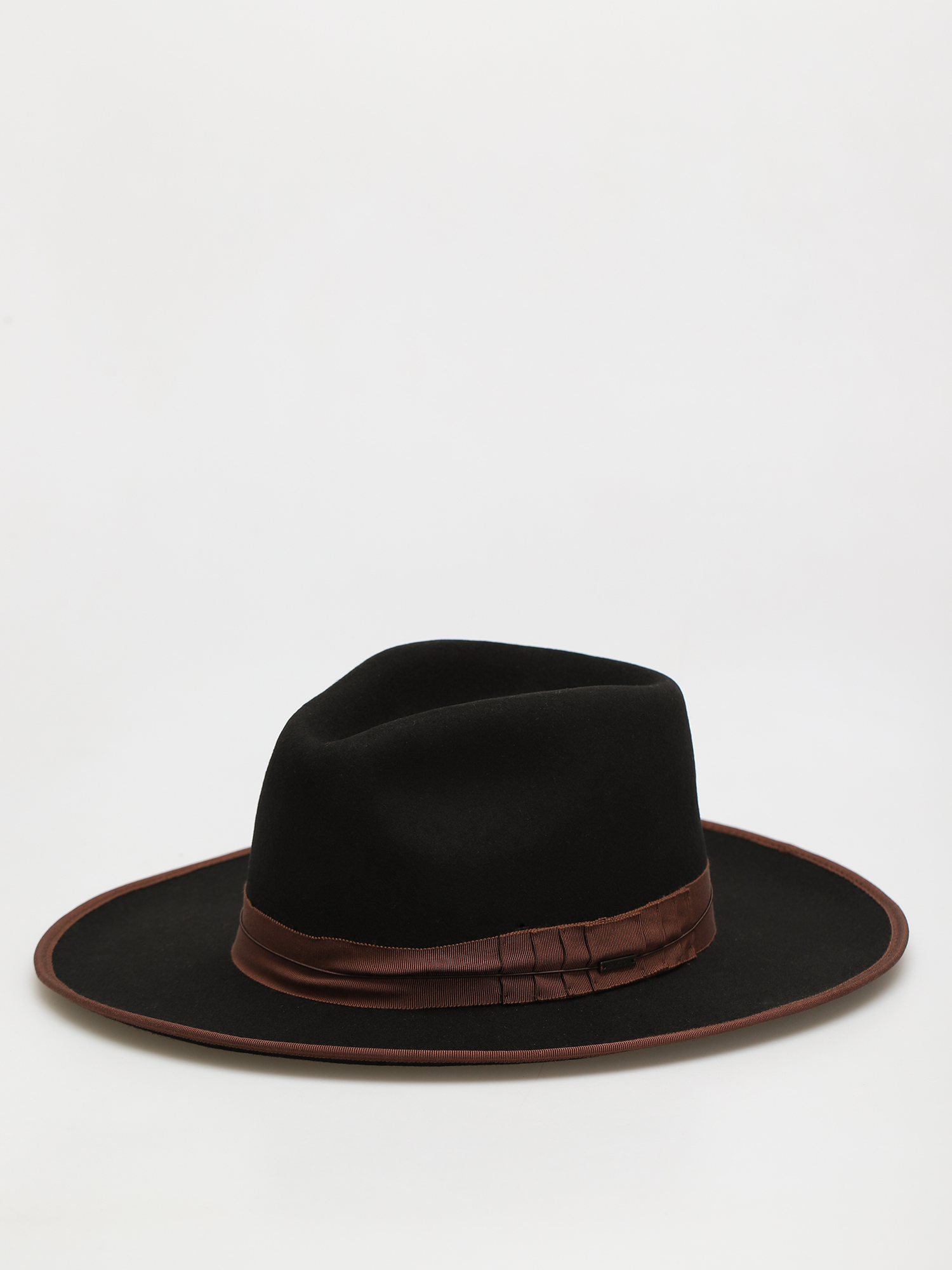 Шапка с периферия Brixton Reno Fedora (black/brown)