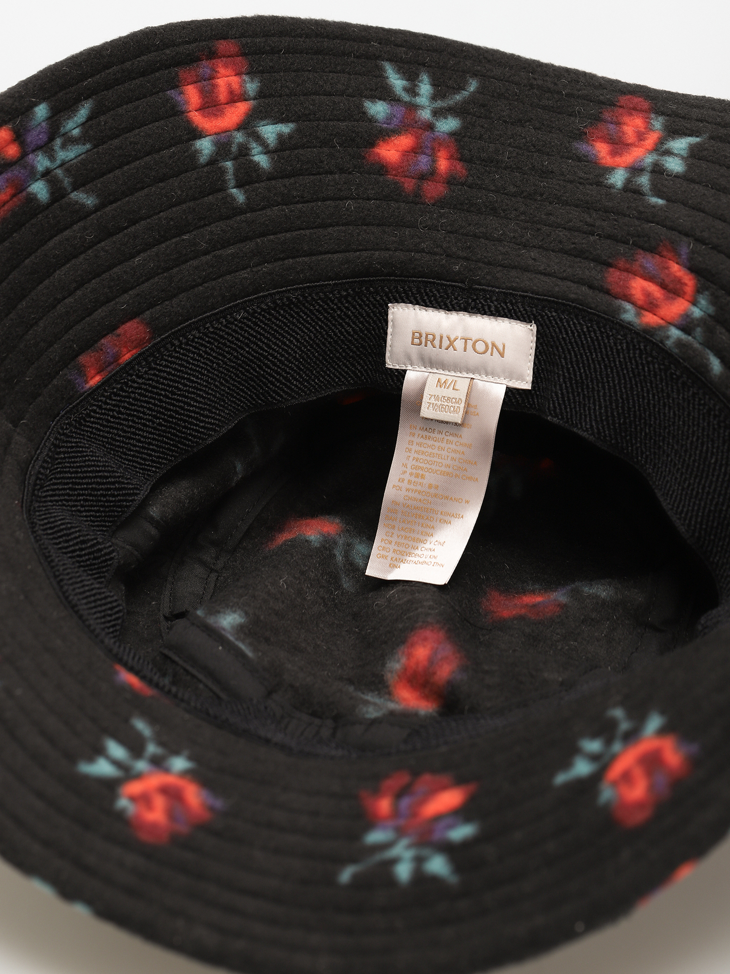 Шапка с периферия Brixton Dylan Bucket Hat Wmn (roses)