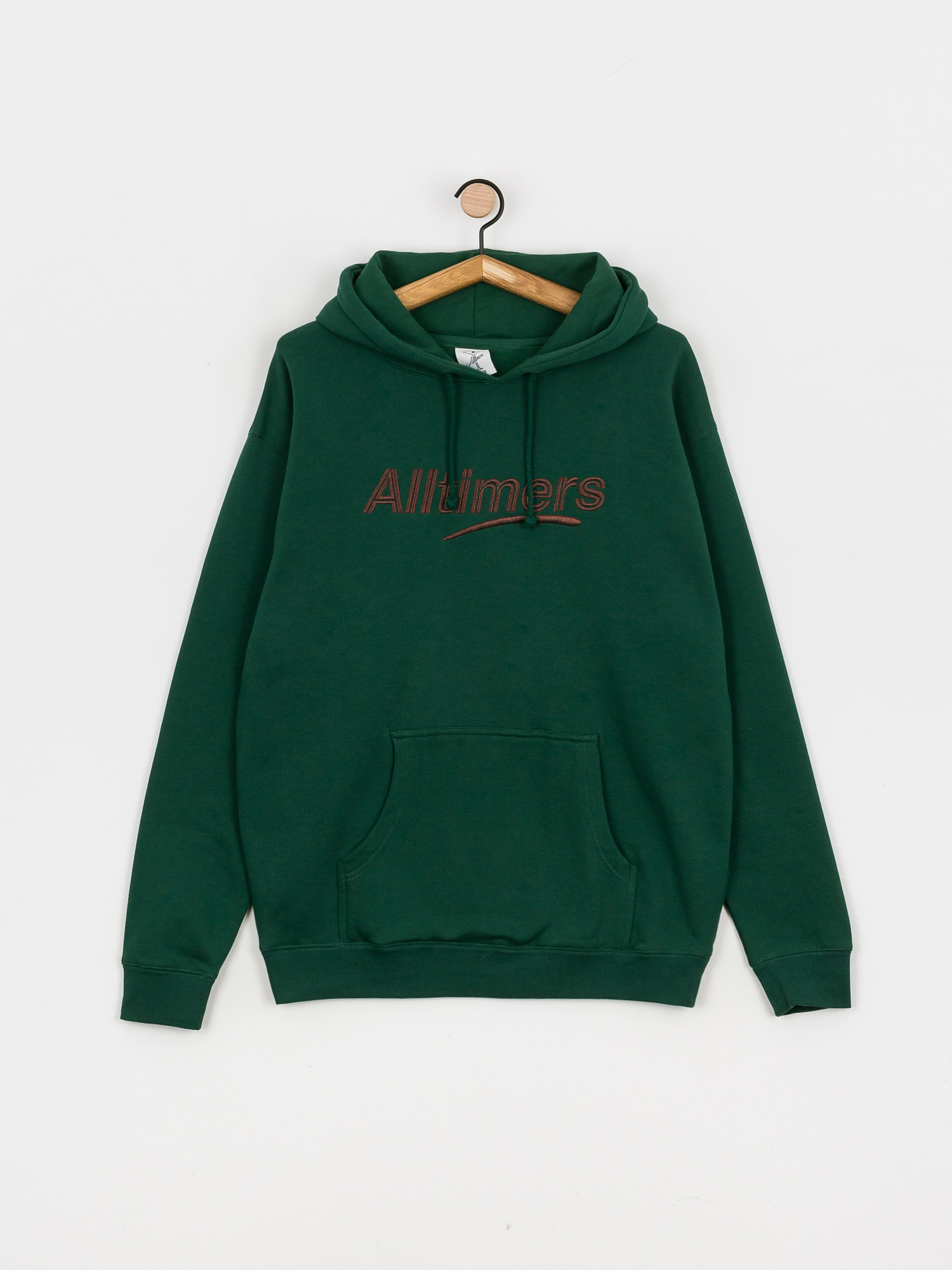 Суитшърт с качулка Alltimers Estate Embroidered HD (green/bronze)