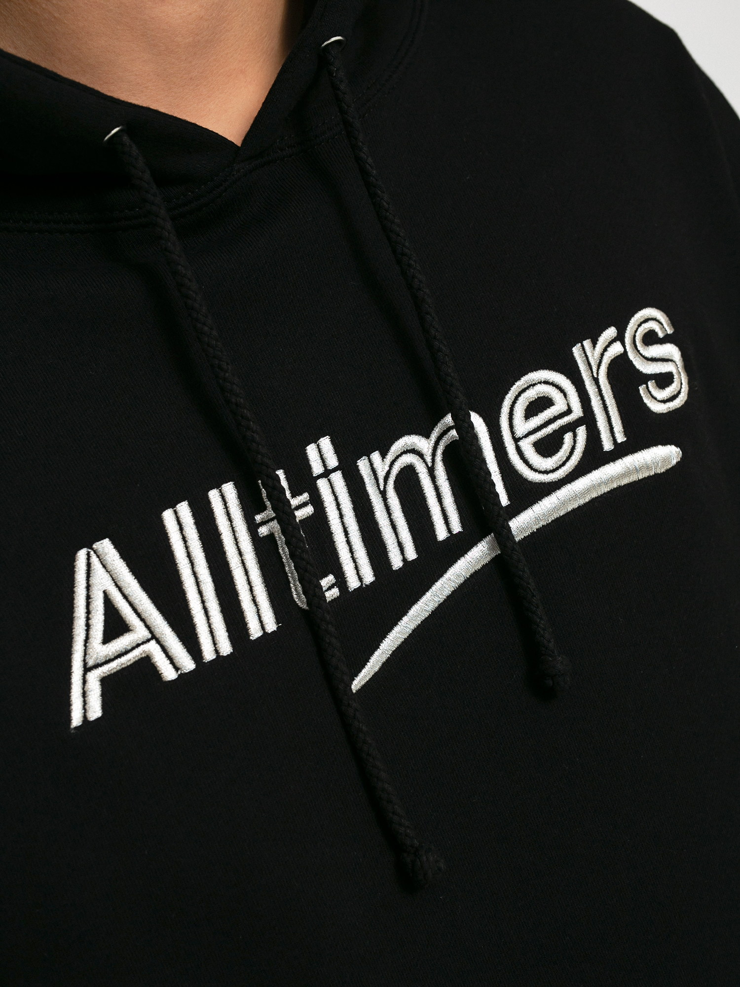 Суитшърт с качулка Alltimers Estate Embroidered HD (black/silver)