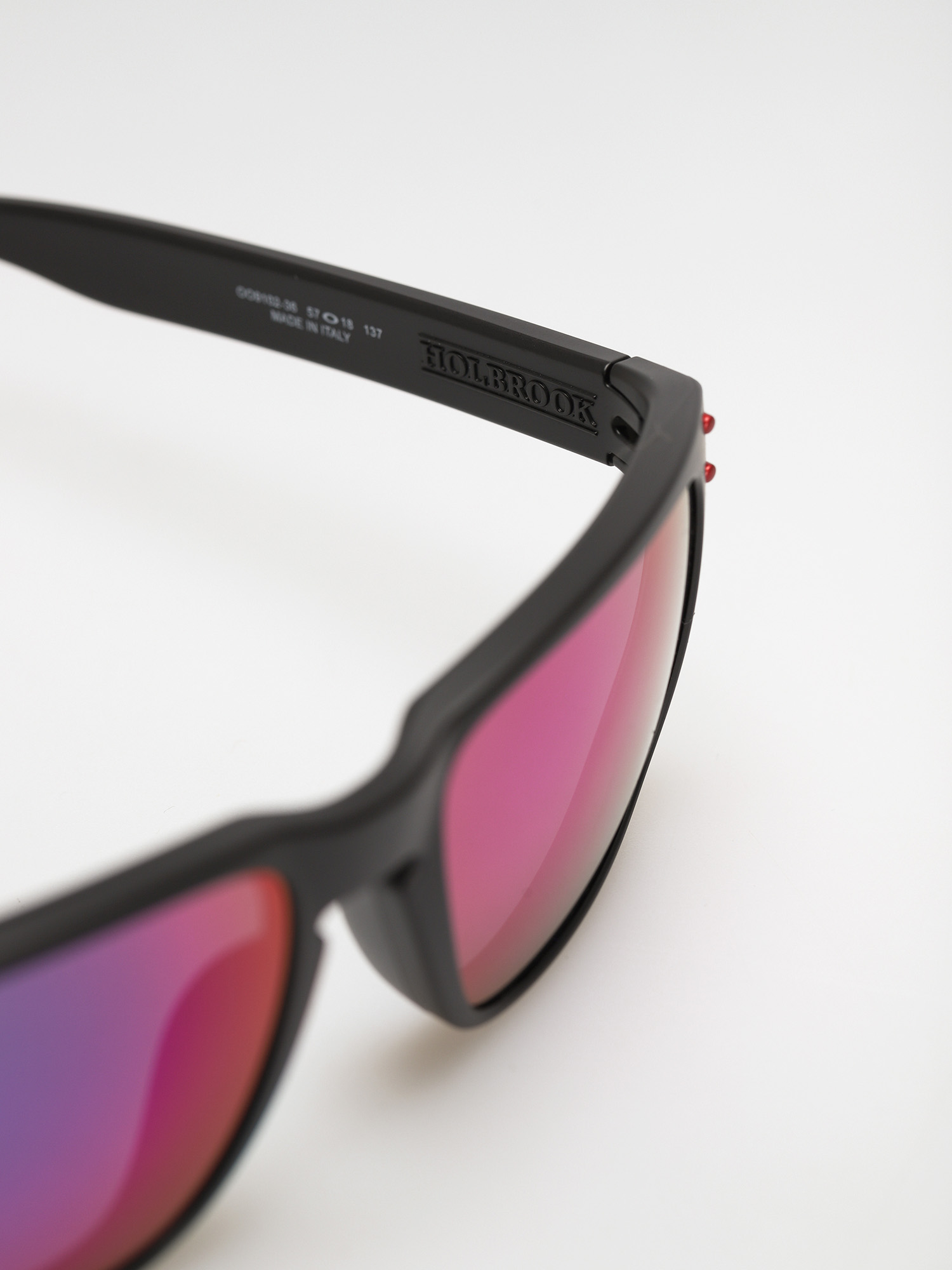 Слънчеви очила Oakley Holbrook (matte black/positive red iridium)