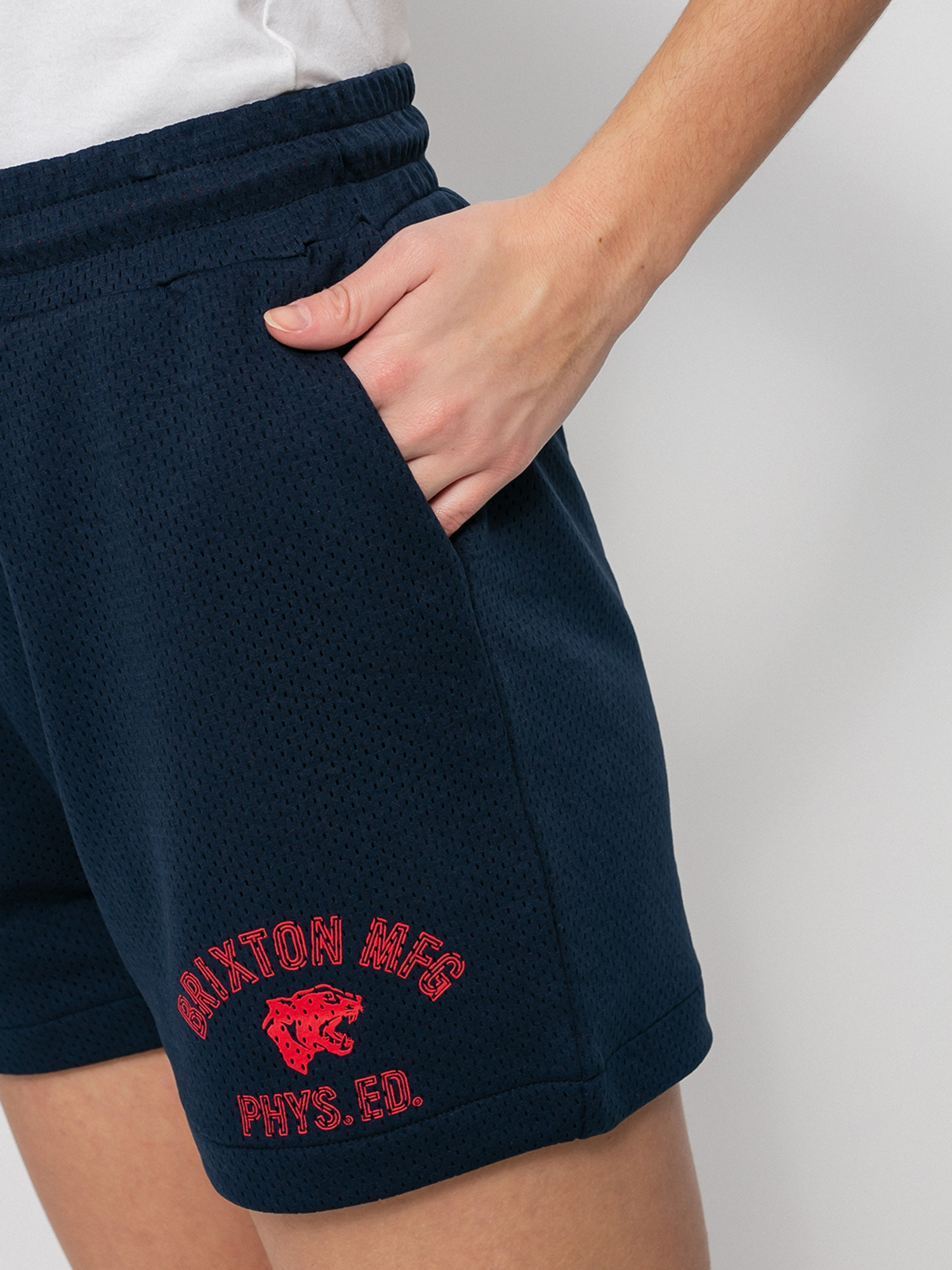 Къси панталони Brixton Phys. Ed. Mesh Wmn (dress blue)