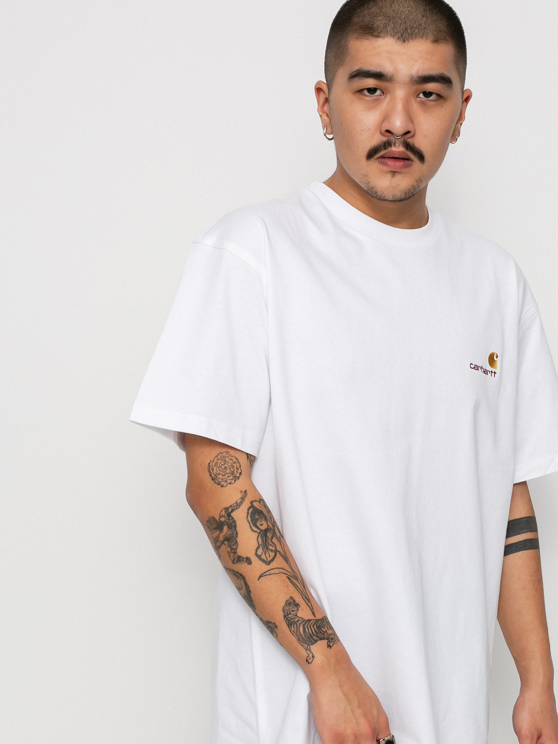 Тениска Carhartt WIP American Script (white)