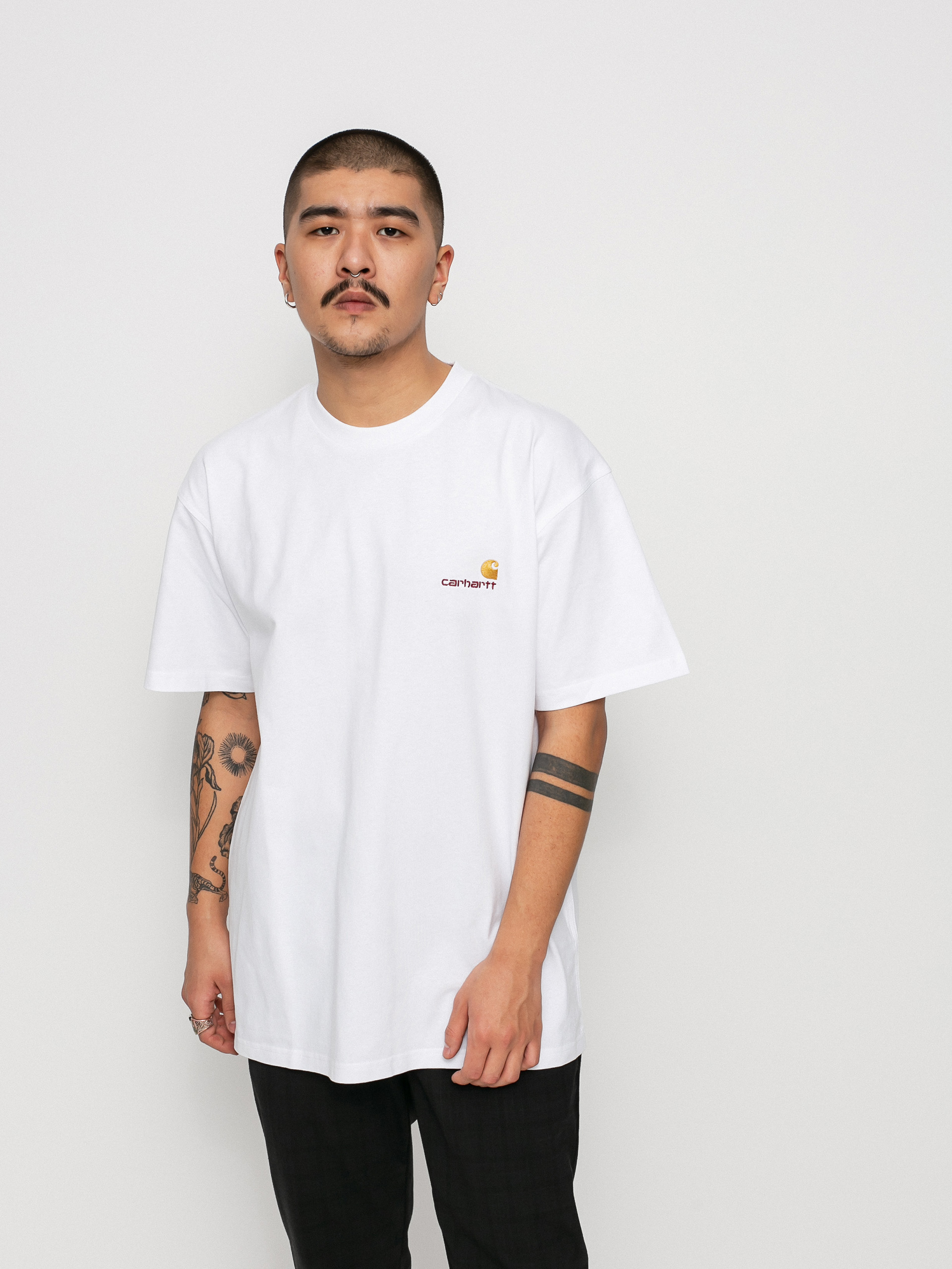 Тениска Carhartt WIP American Script (white)
