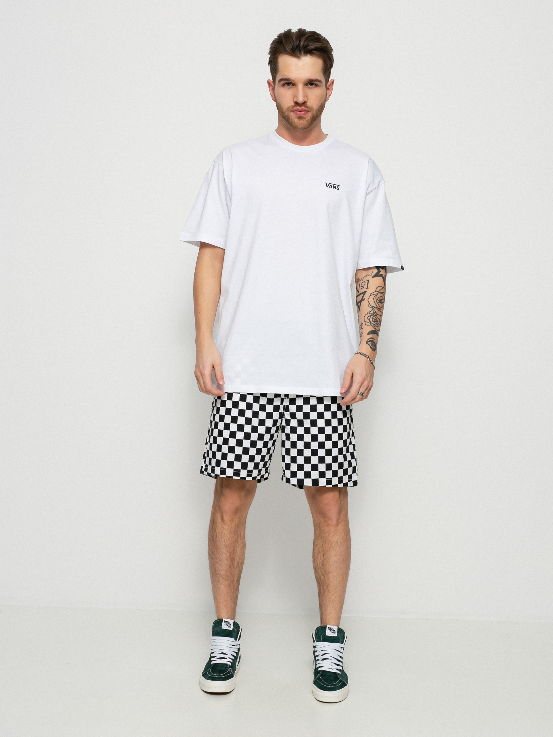 Къси панталони Vans Range Relaxed Elastic (checkerboard)