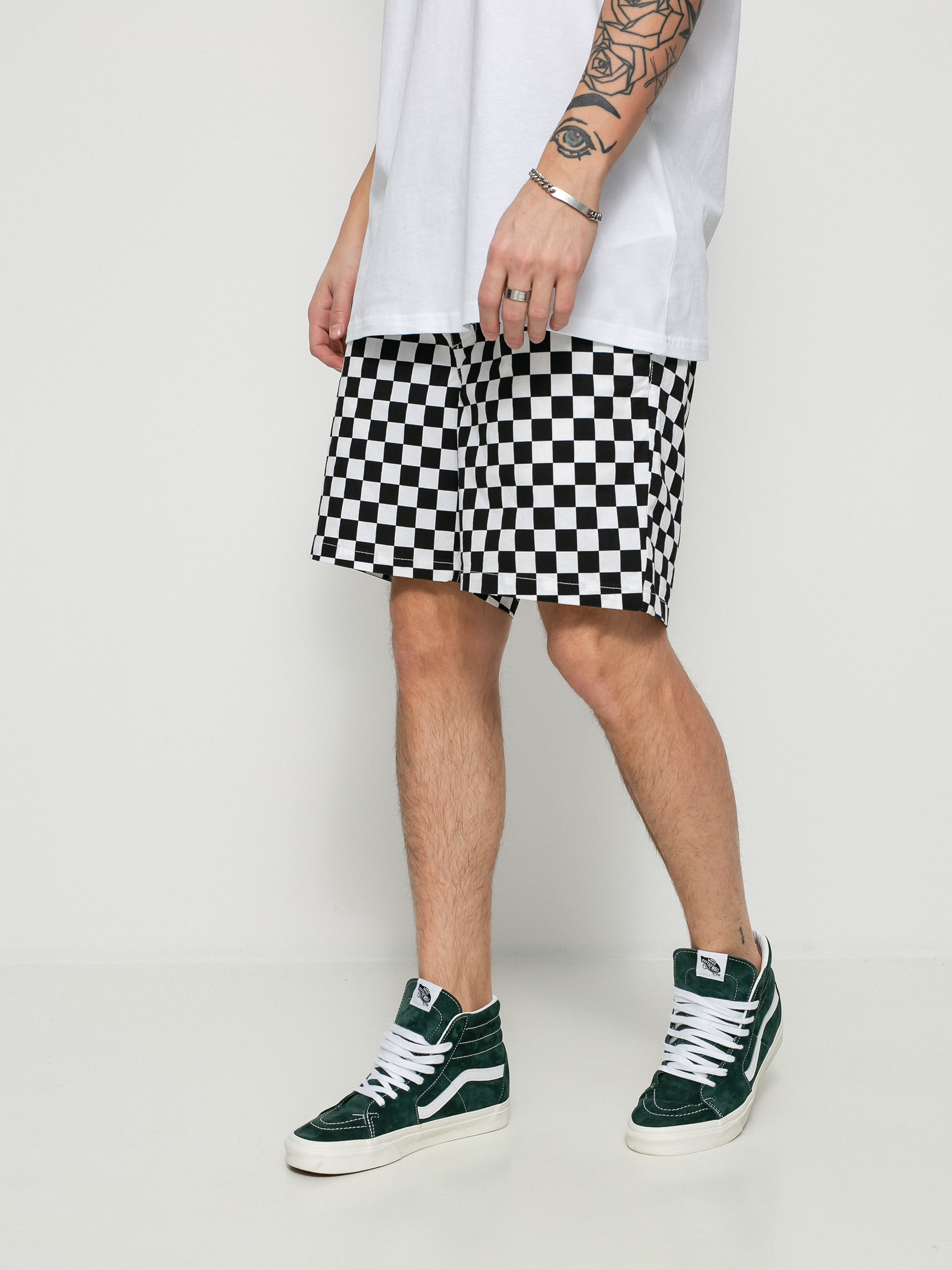 Къси панталони Vans Range Relaxed Elastic (checkerboard)
