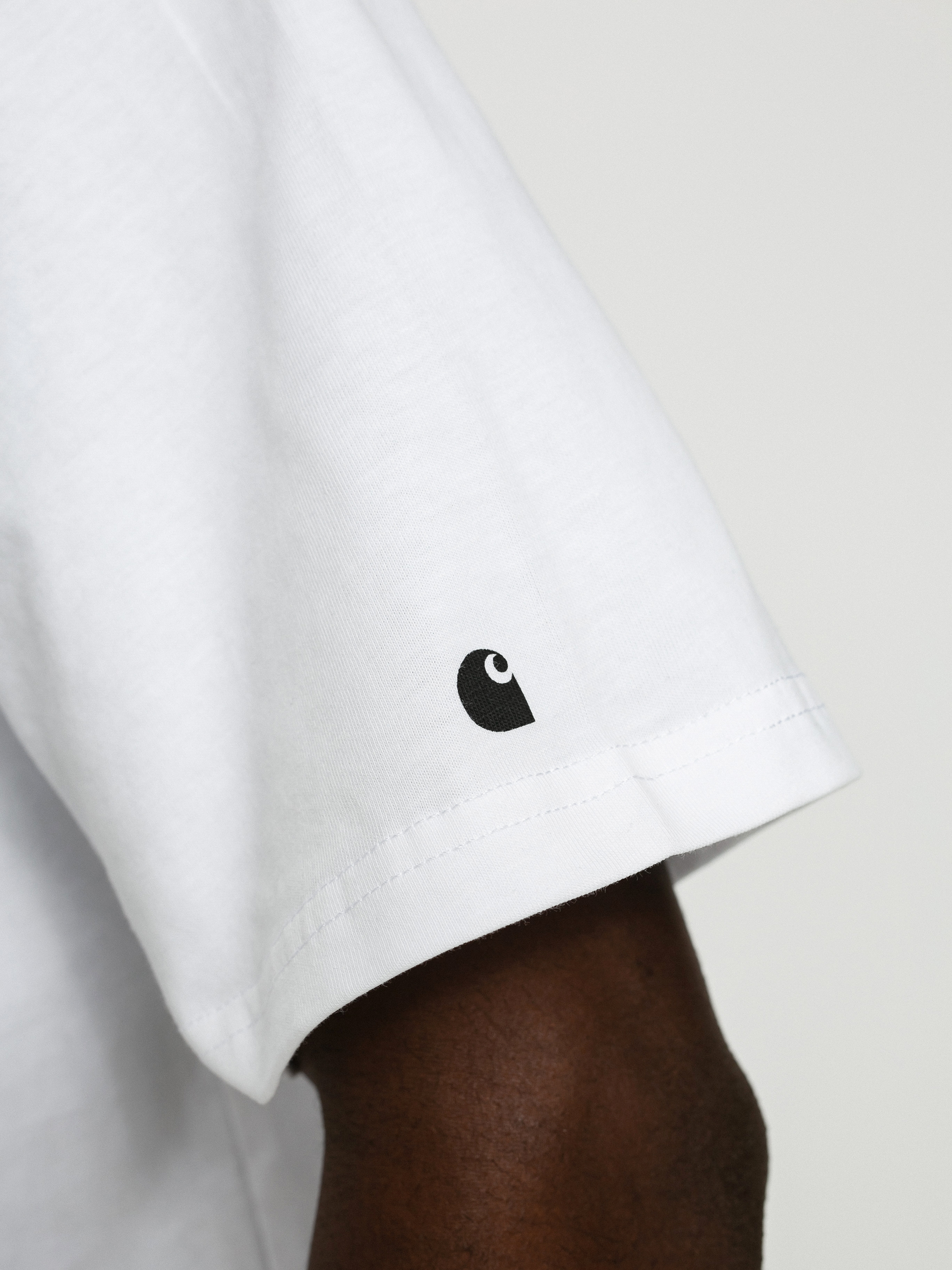 Тениска Carhartt WIP Base (white/black)