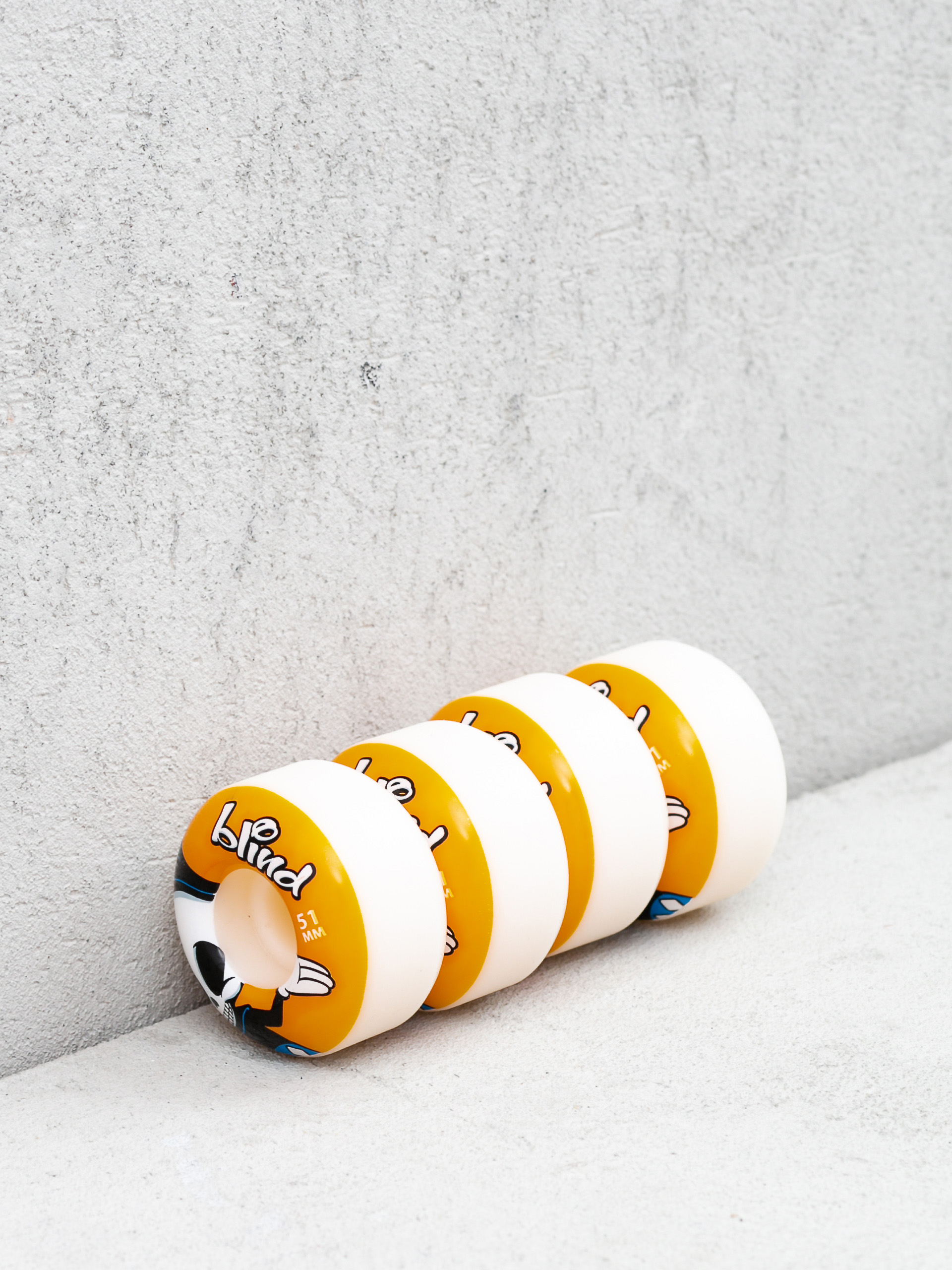 Колелца Blind Reaper Character (white/orange)