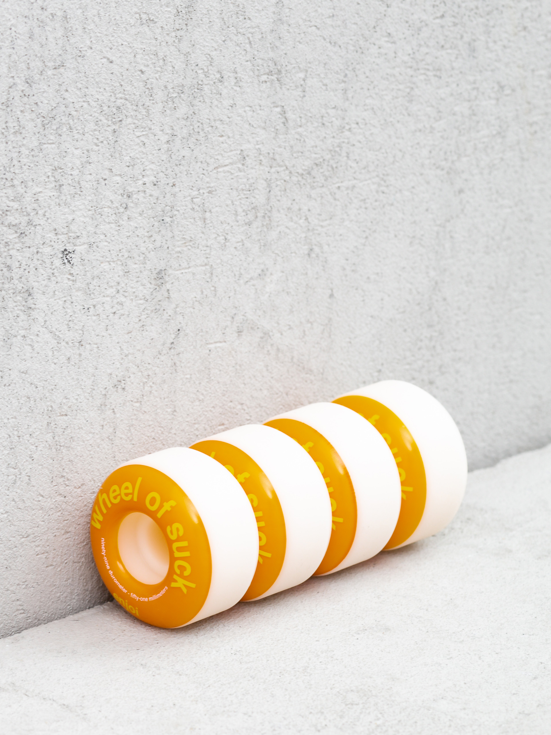 Колелца Enjoi Wheel Of Suck (white/orange)