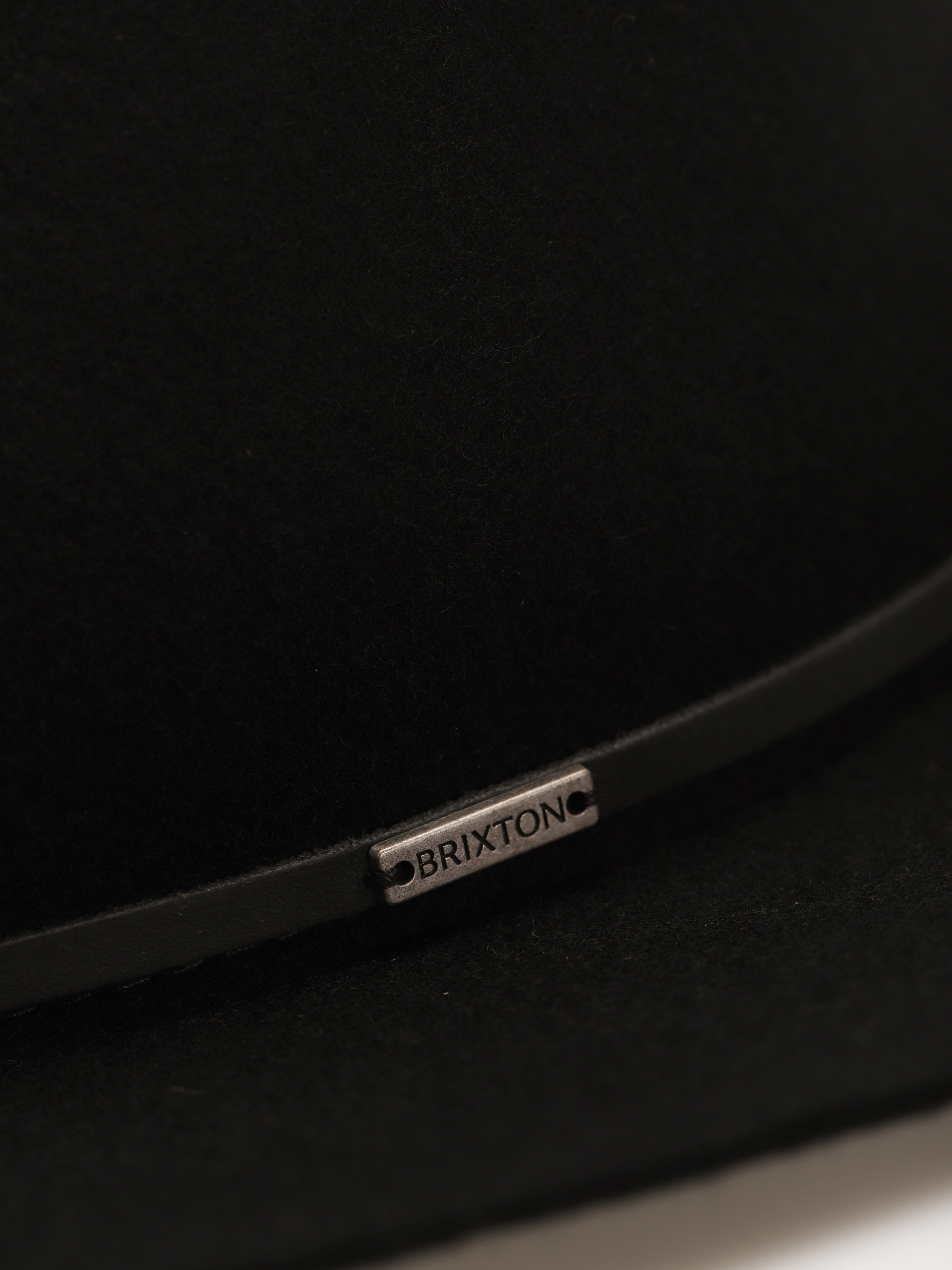 Шапка с периферия Brixton Wesley Packable Fedora (black/black)