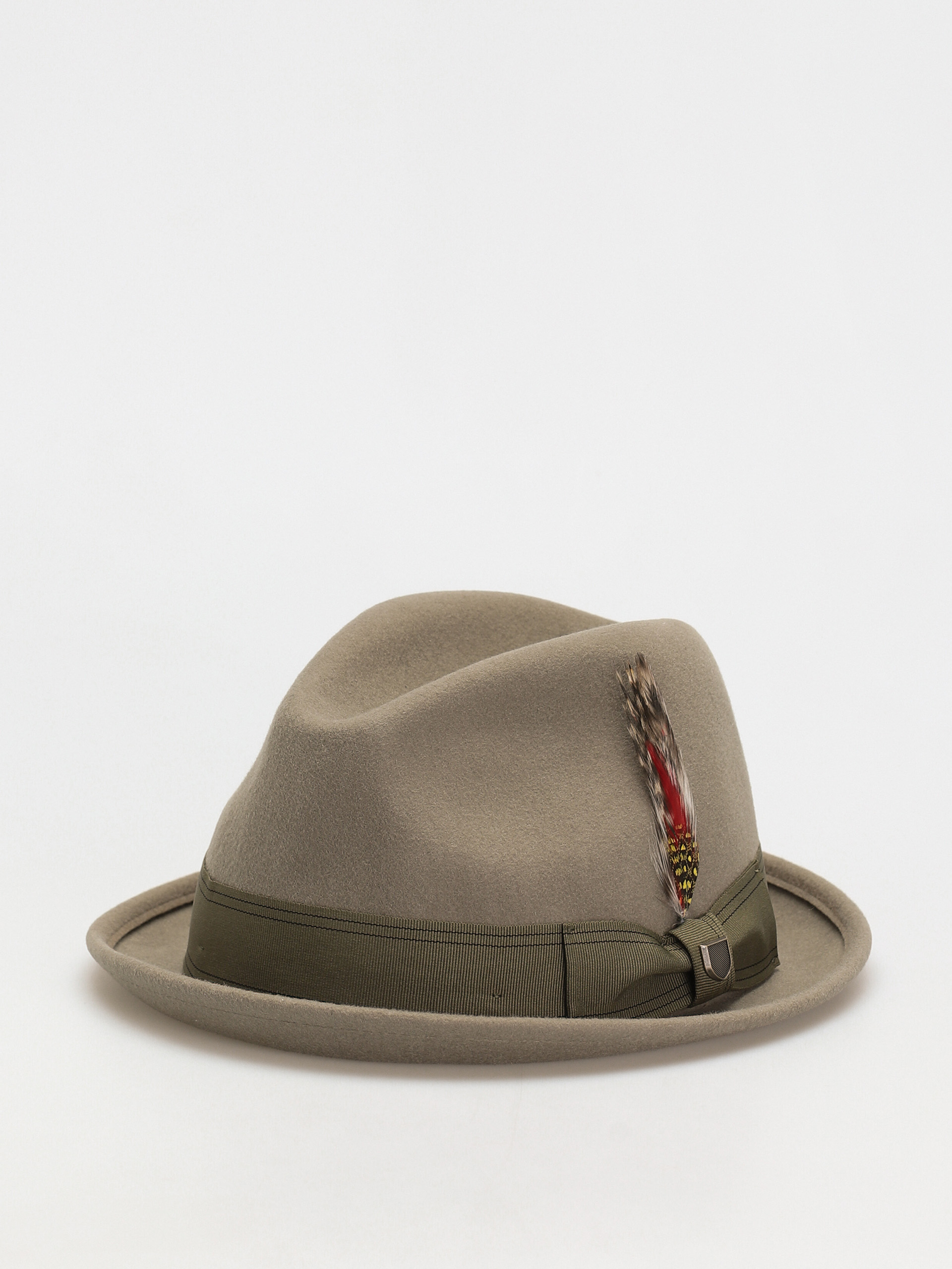 Шапка с периферия Brixton Gain Fedora (mermaid/military olive)