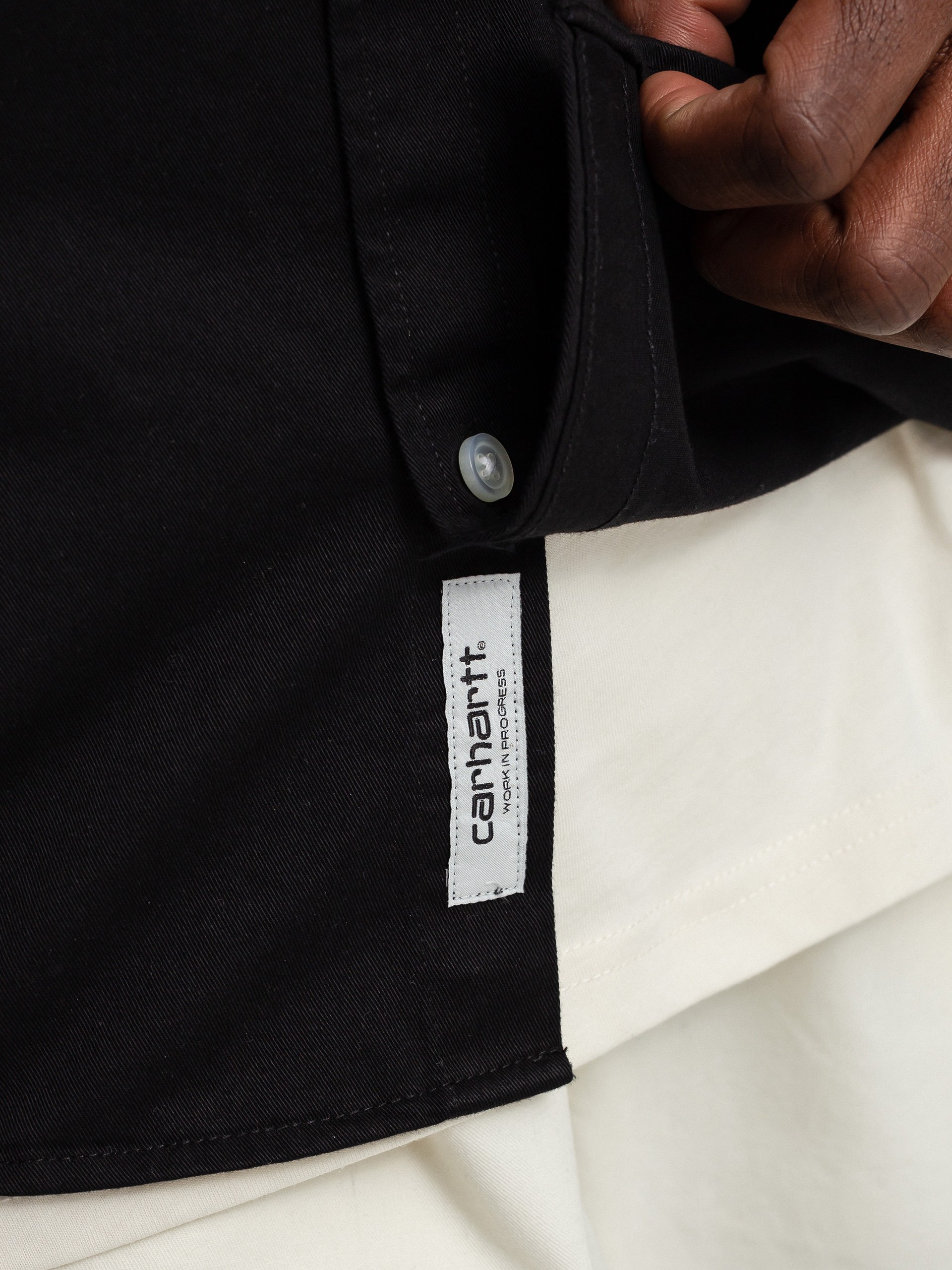 Риза Carhartt WIP Madison (black/white)