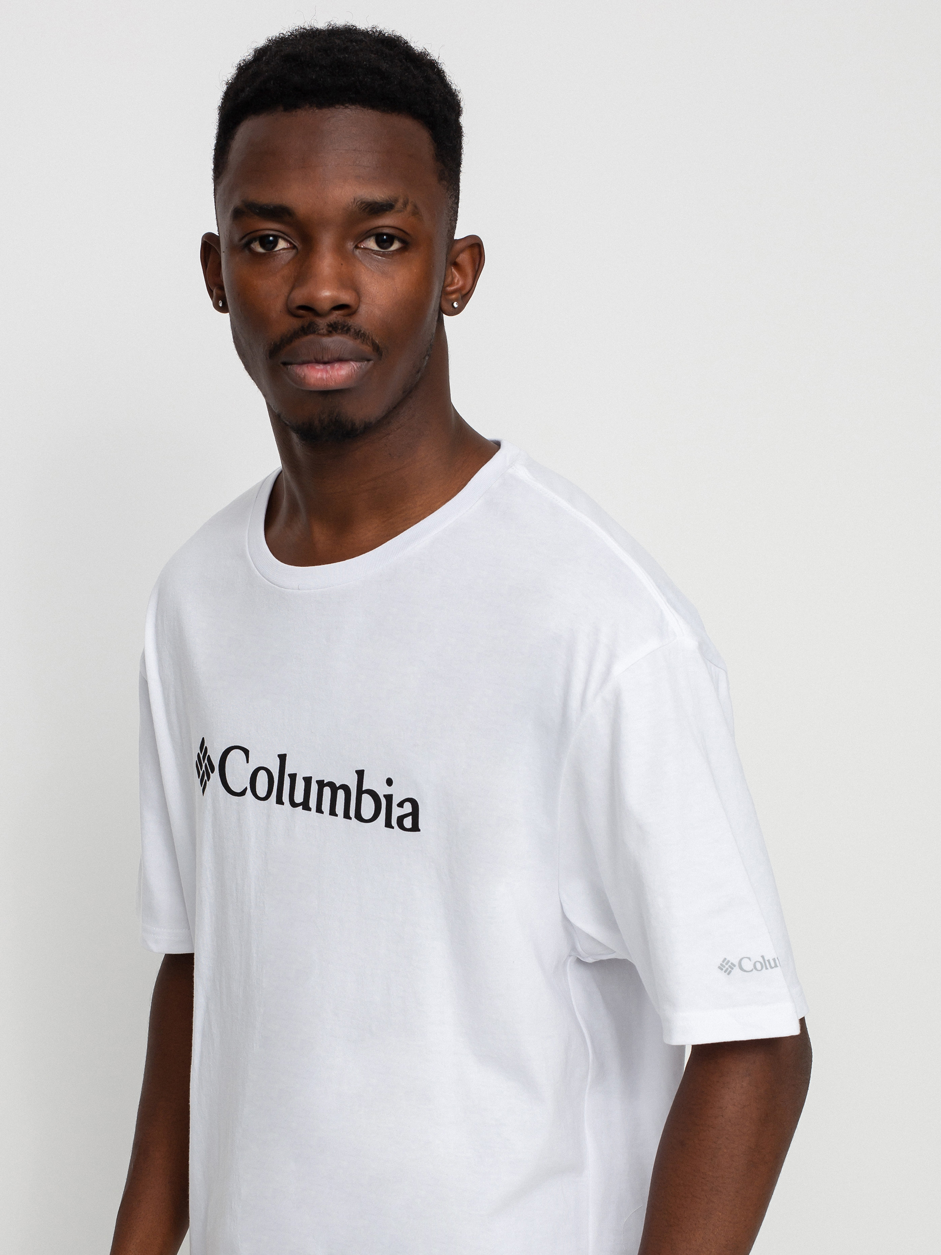 Тениска Columbia Basic Logo (white)