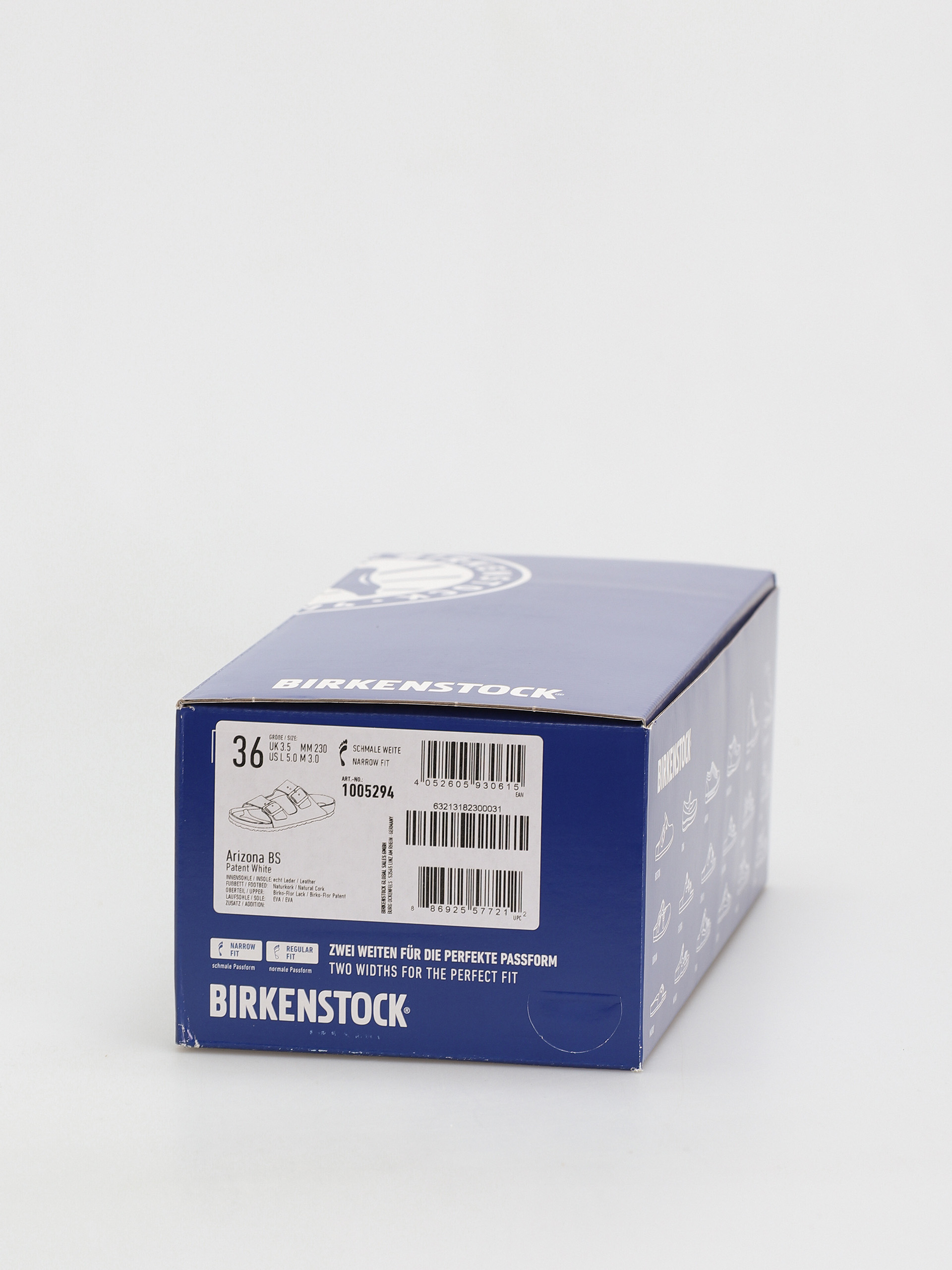 Чехли Birkenstock Arizona Narrow Wmn (patent white)