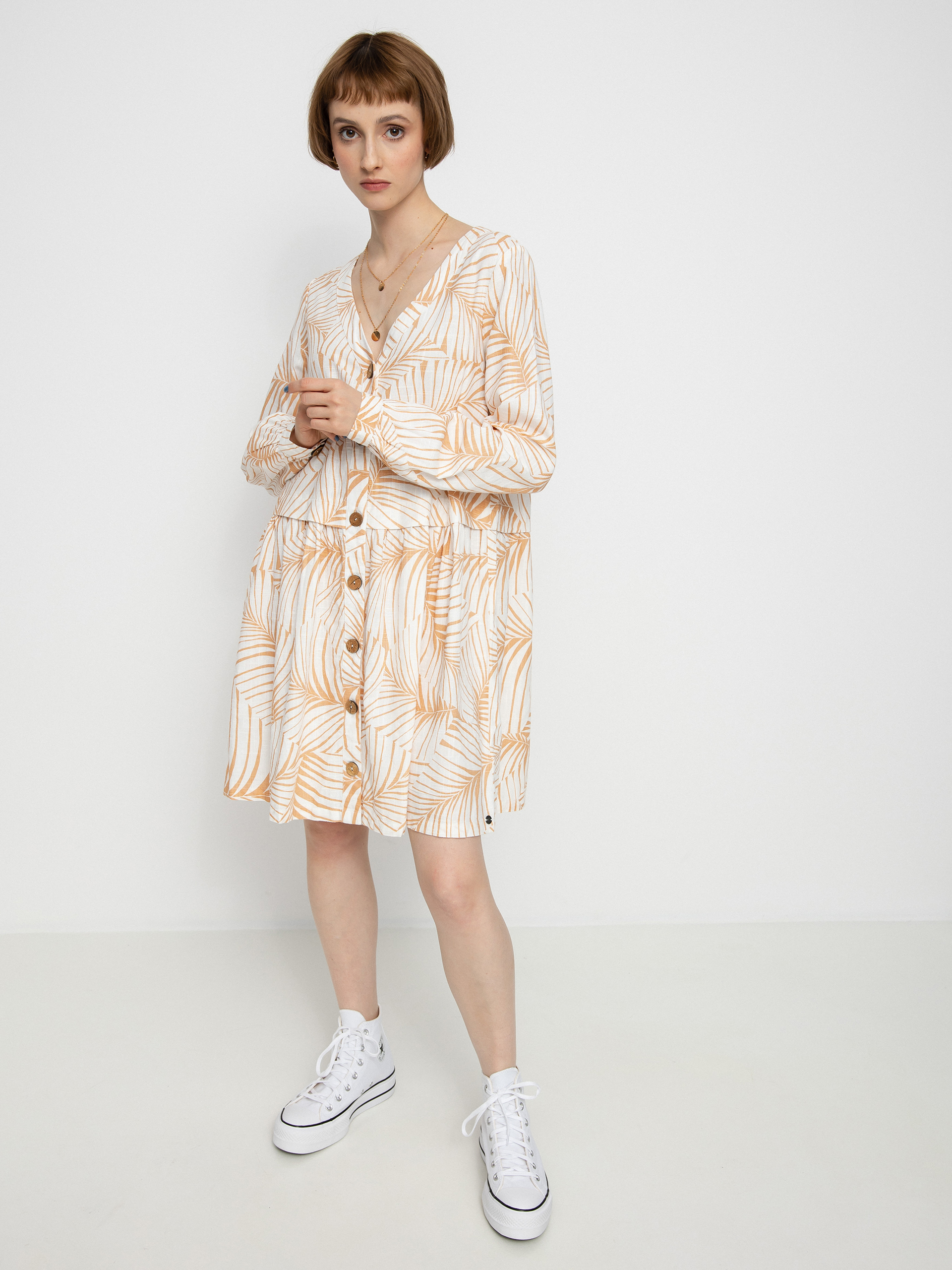 Рокля Roxy Wishing Girl Wmn (toast palm tree dreams)