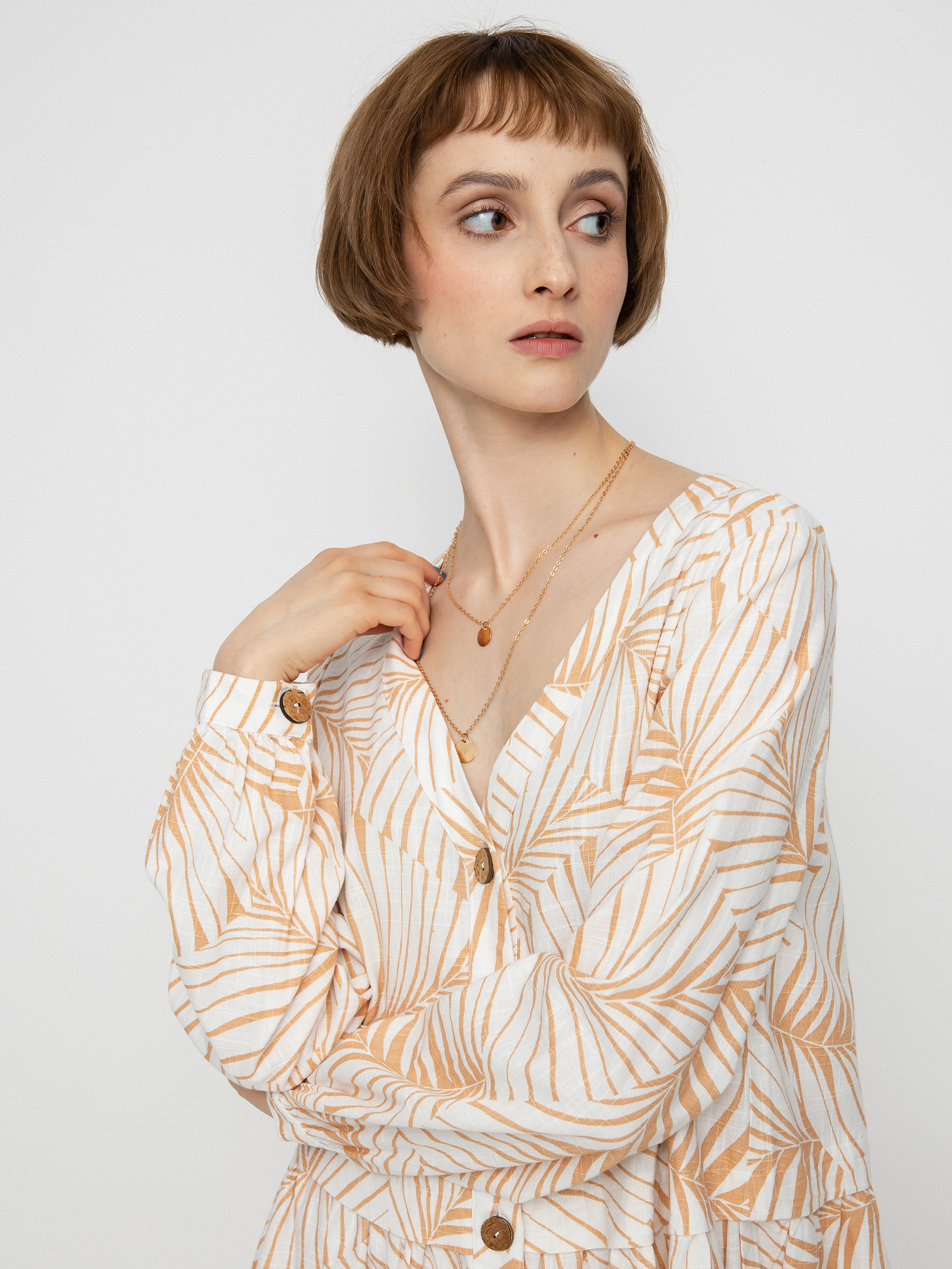 Рокля Roxy Wishing Girl Wmn (toast palm tree dreams)