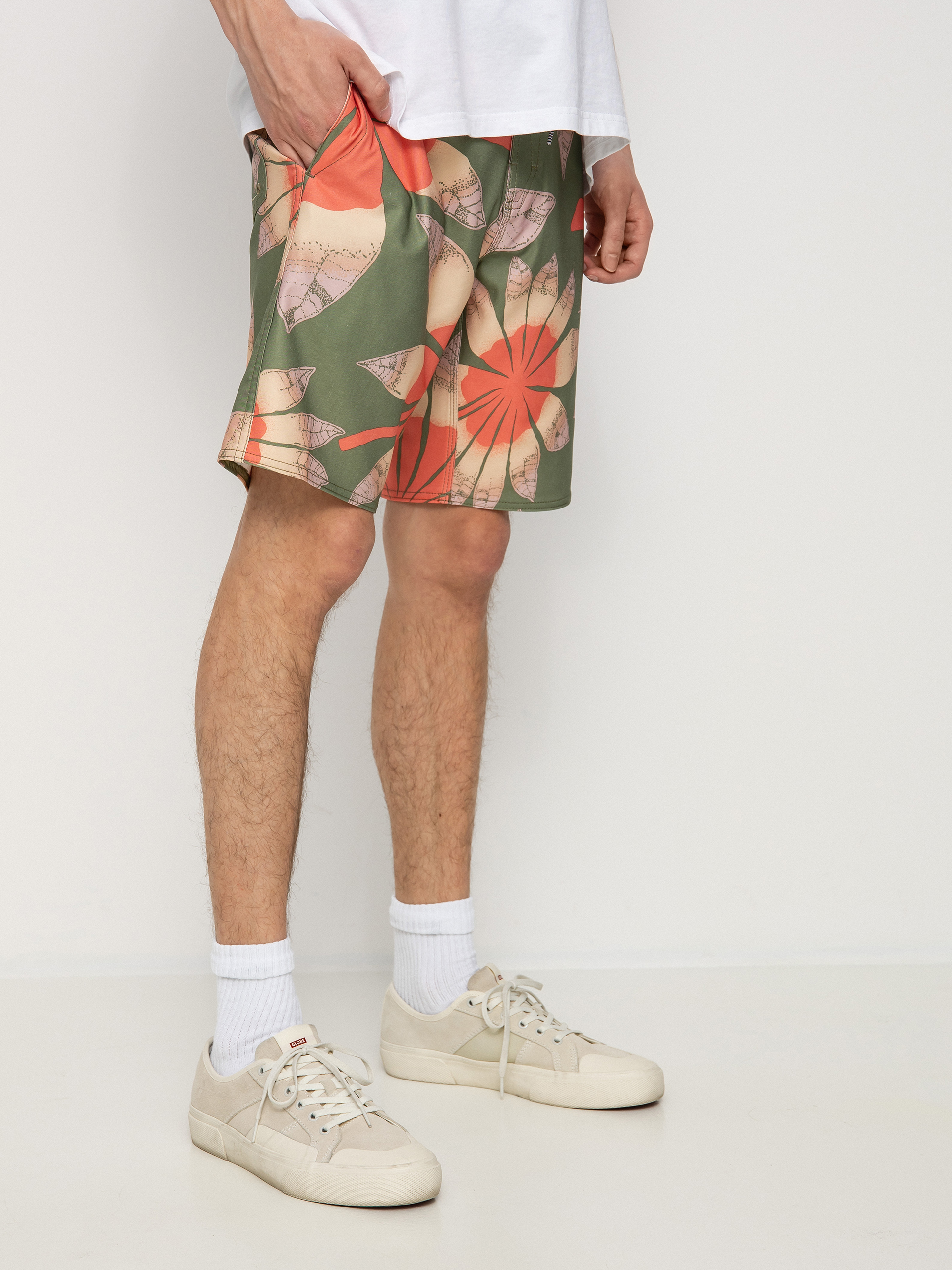 Плажни къси панталони Volcom Sunder Stoney 19 (martini olive)