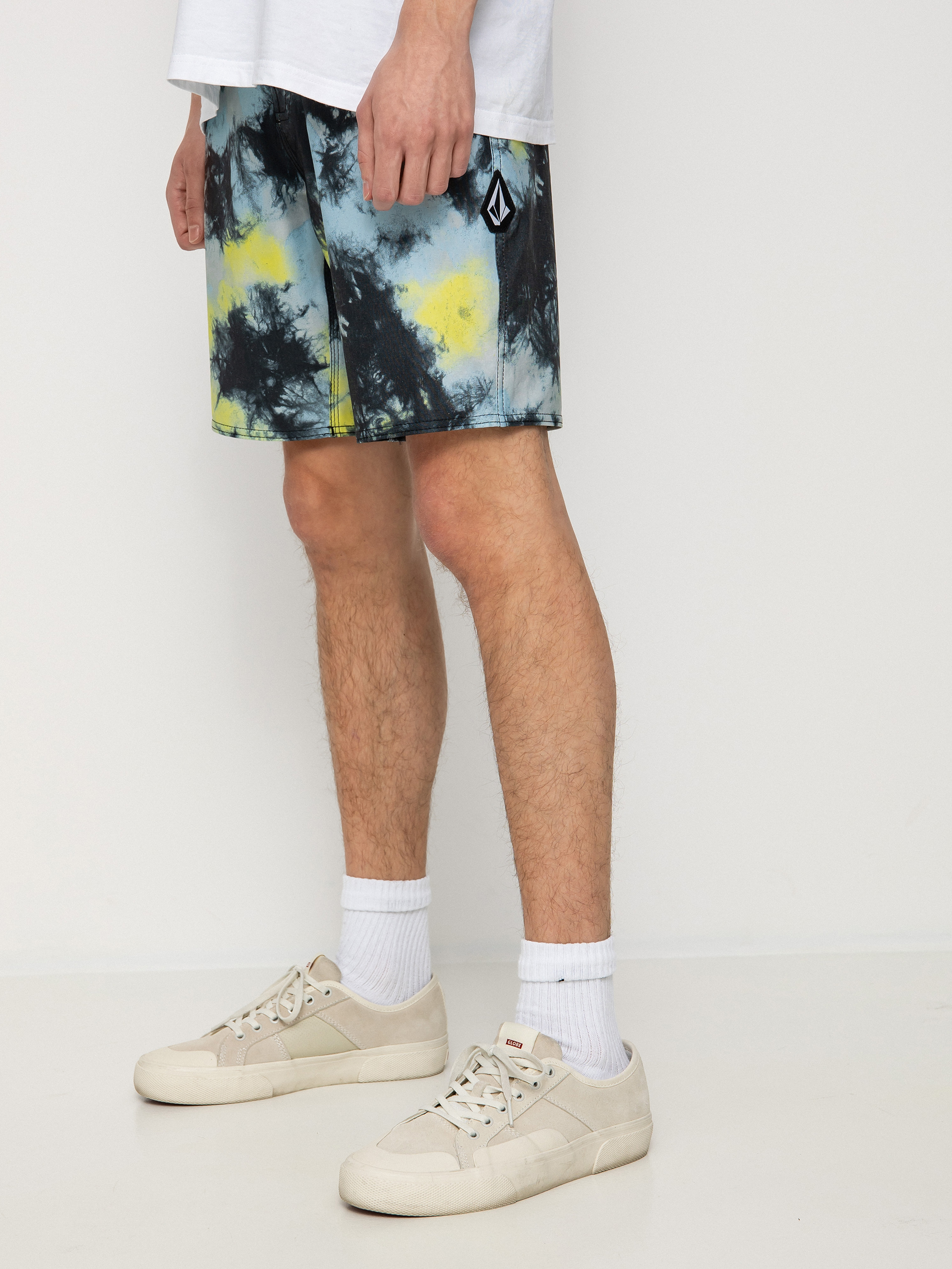 Плажни къси панталони Volcom Saturate Stoney 19 (lime tie dye)