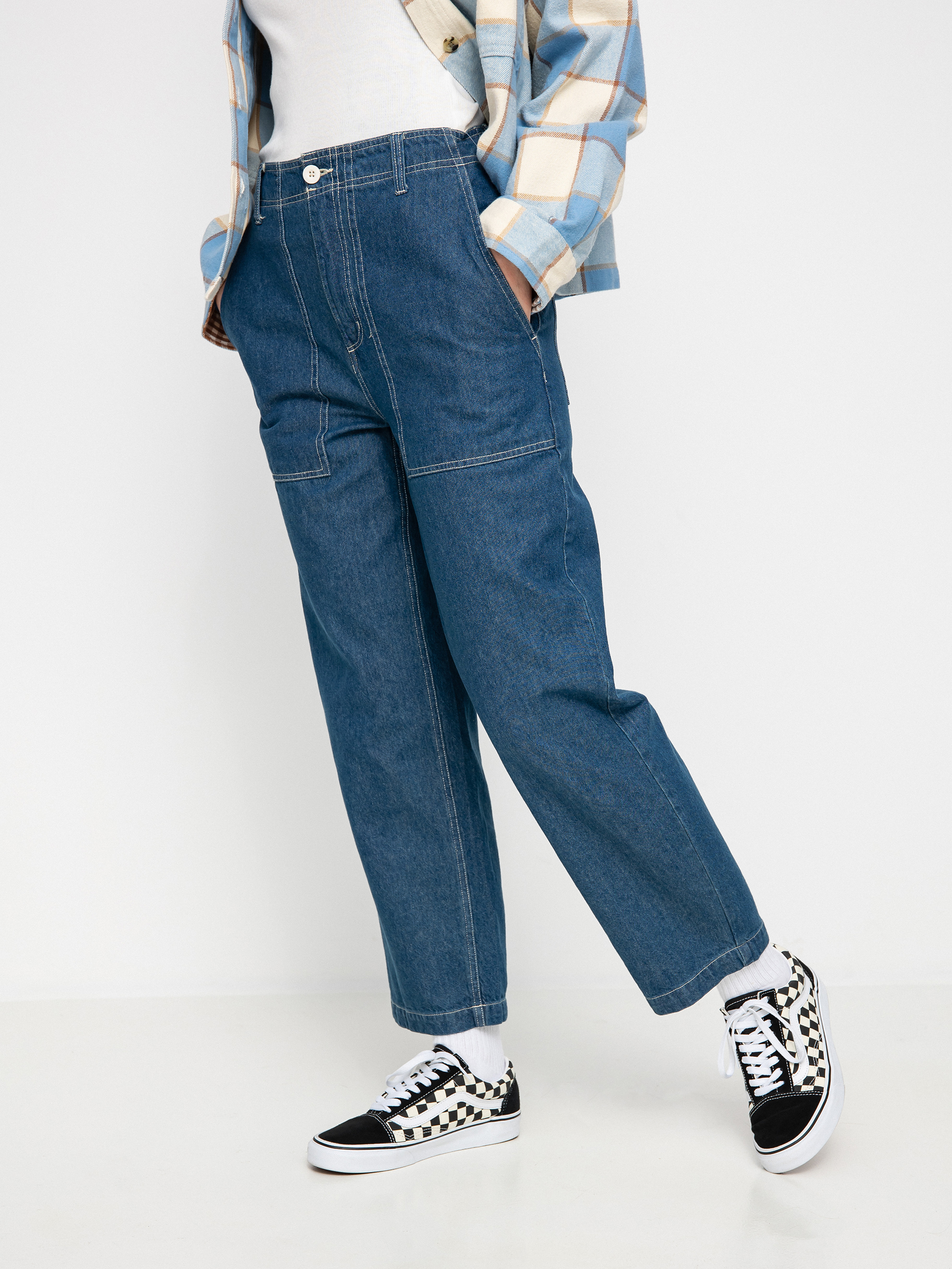 Панталони Brixton Vancouver Wmn (indigo rinse)