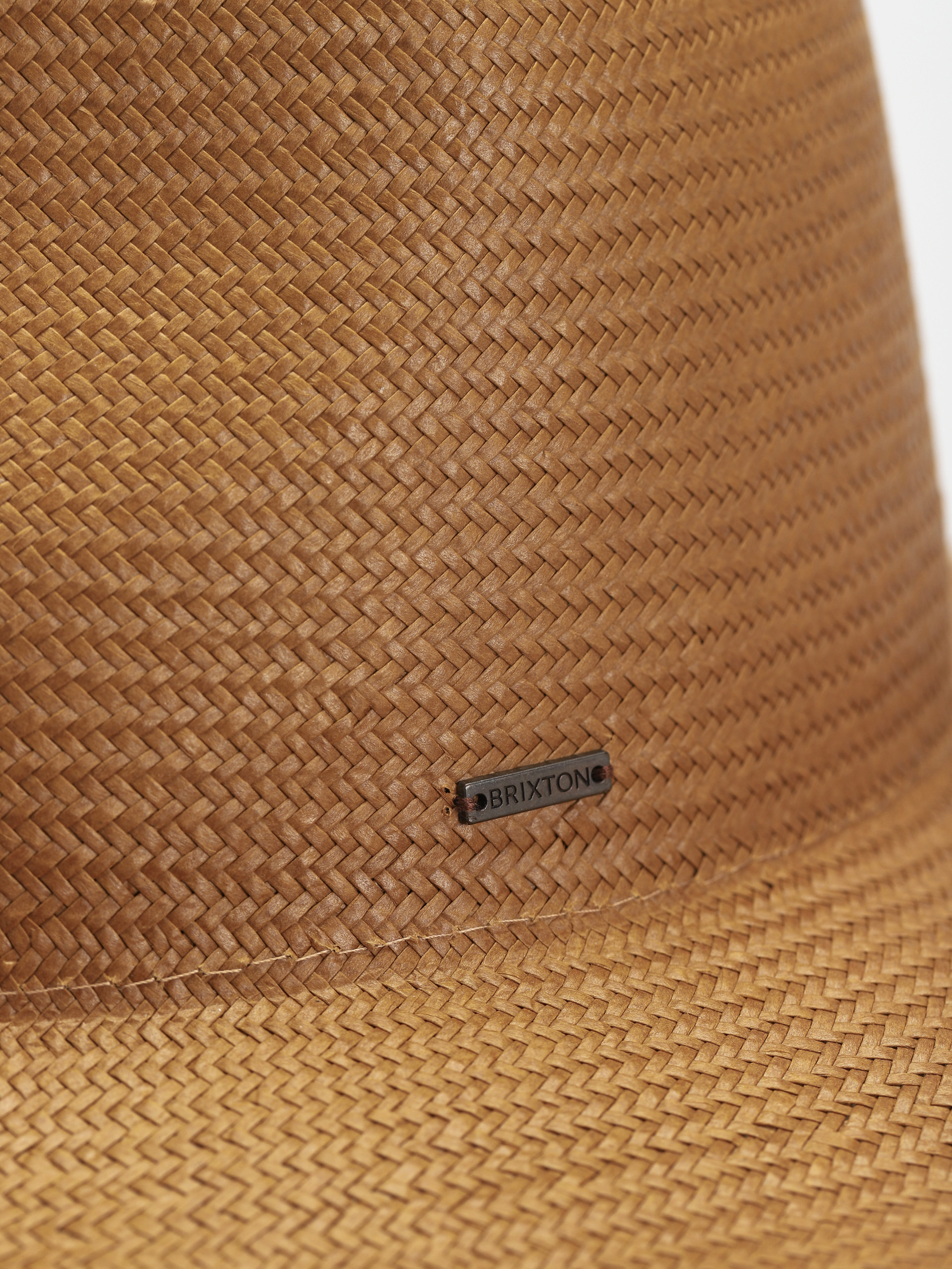 Шапка с периферия Brixton Jo Straw Frayed Fedora (copper)