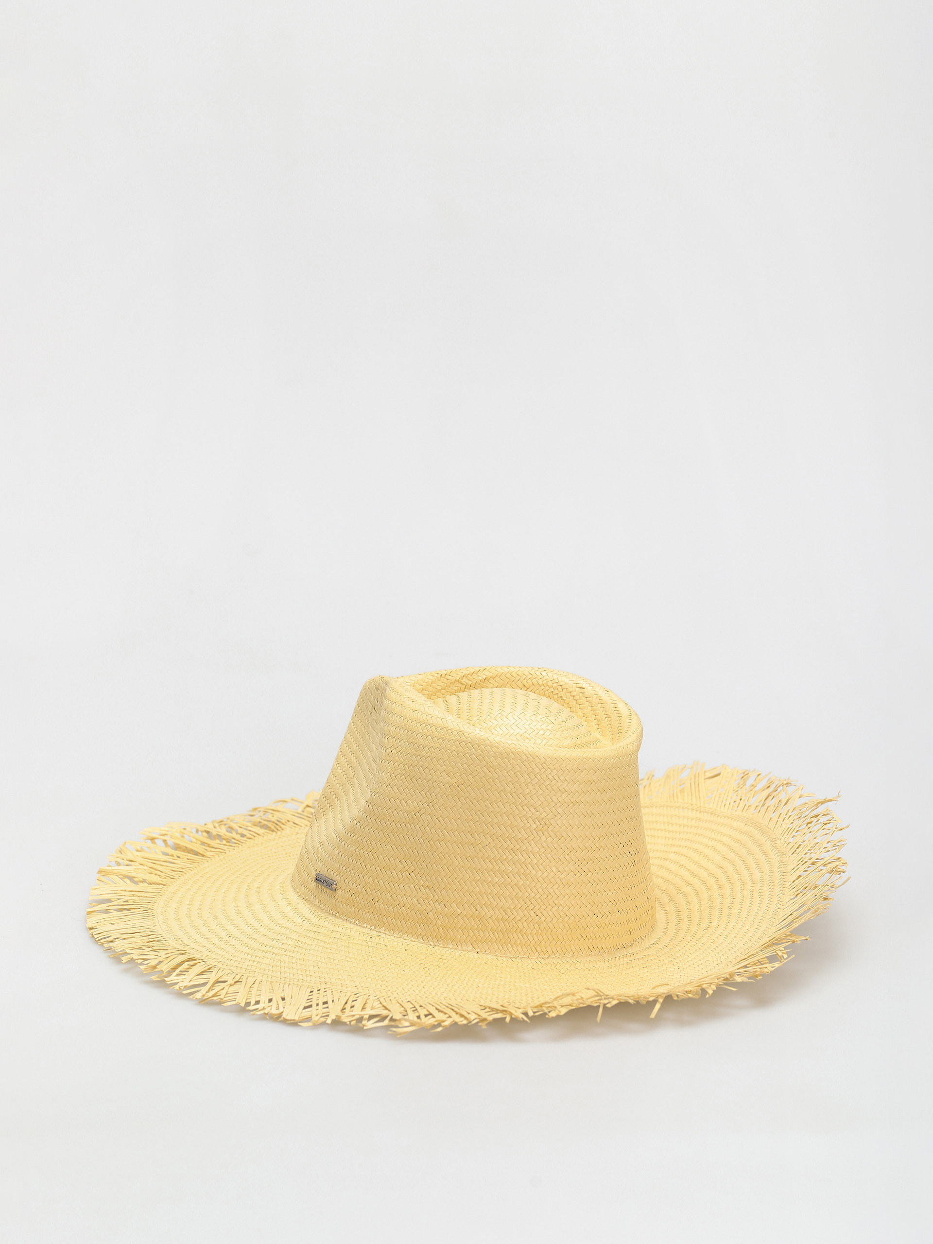 Шапка с периферия Brixton Jo Straw Frayed Fedora (honey)