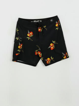 Плажни къси панталони RVCA Restless Trunk (black floral)