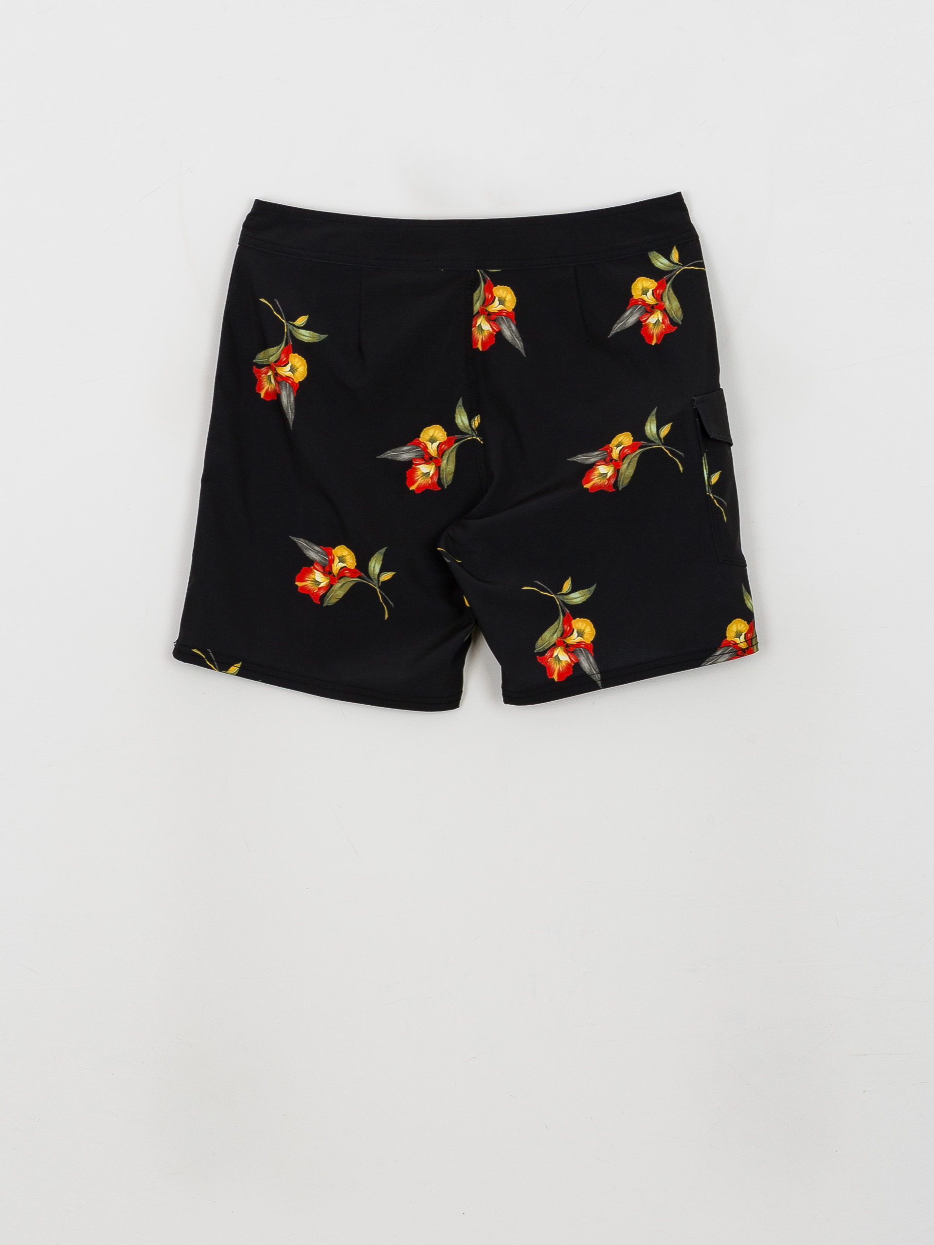 Плажни къси панталони RVCA Restless Trunk (black floral)