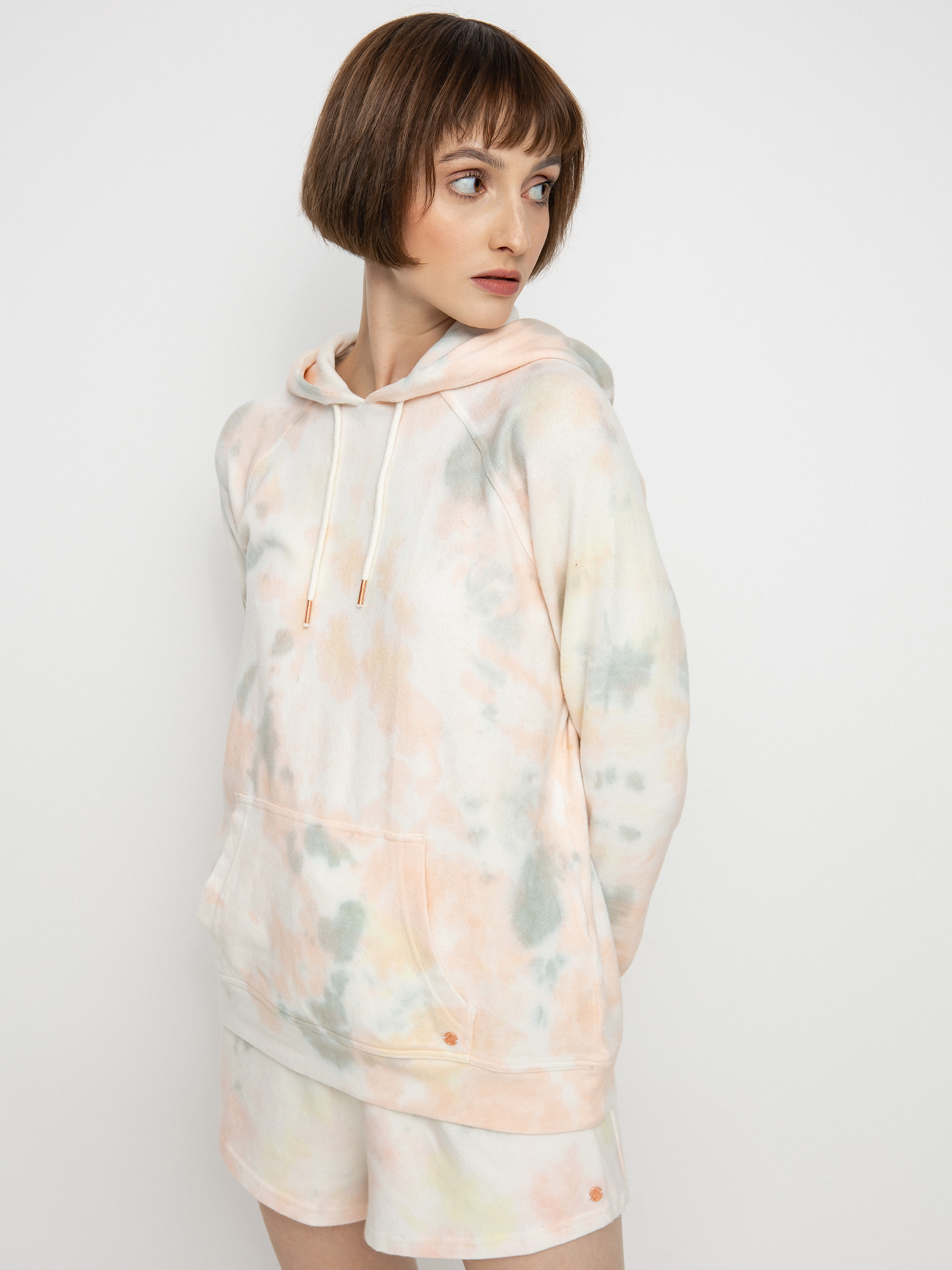 Суитшърт с качулка Volcom Lil HD Wmn (multi)