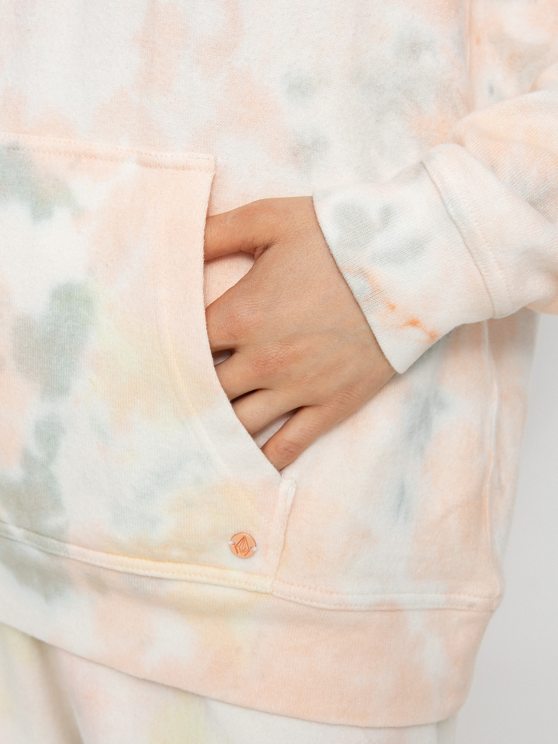 Суитшърт с качулка Volcom Lil HD Wmn (multi)