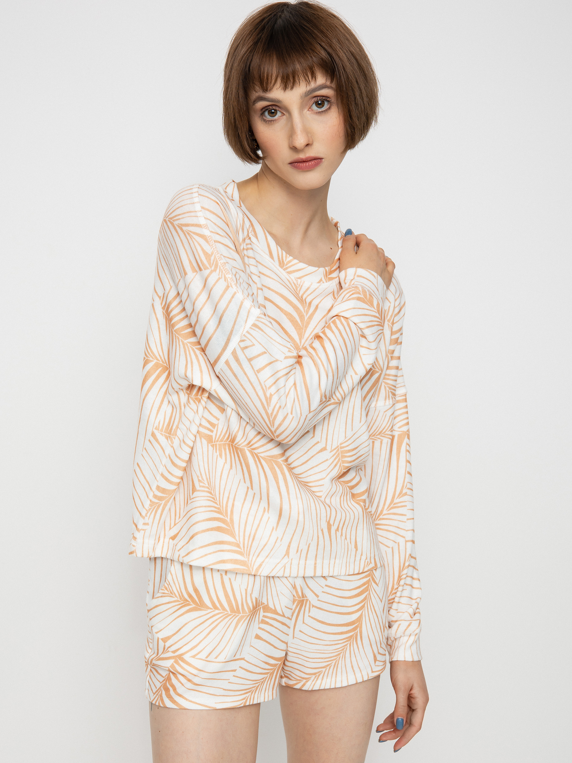 Суитшърт Roxy Current Mood Wmn (toast palm tree dreams)