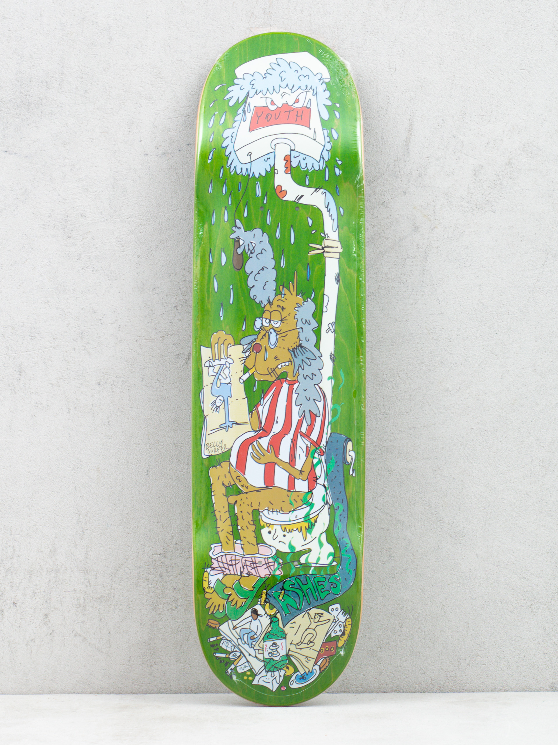 Дъска Youth Skateboards X Ashes Old Dog (green)