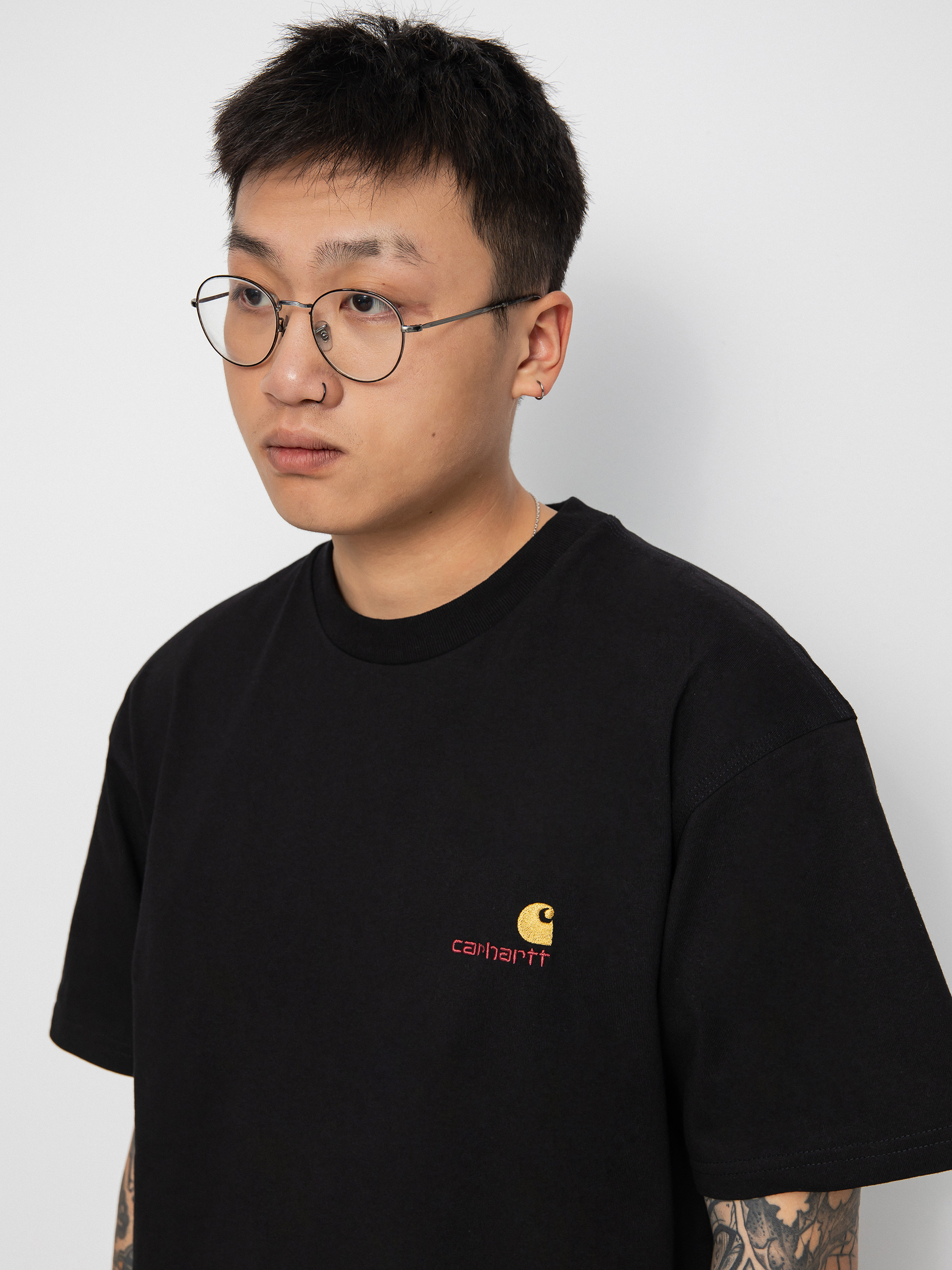 Тениска Carhartt WIP American Script (black)