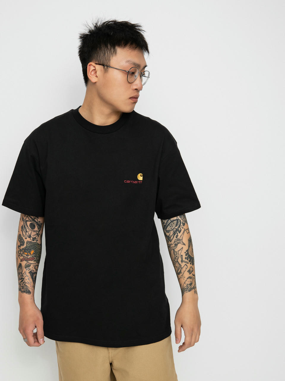 Тениска Carhartt WIP American Script (black)