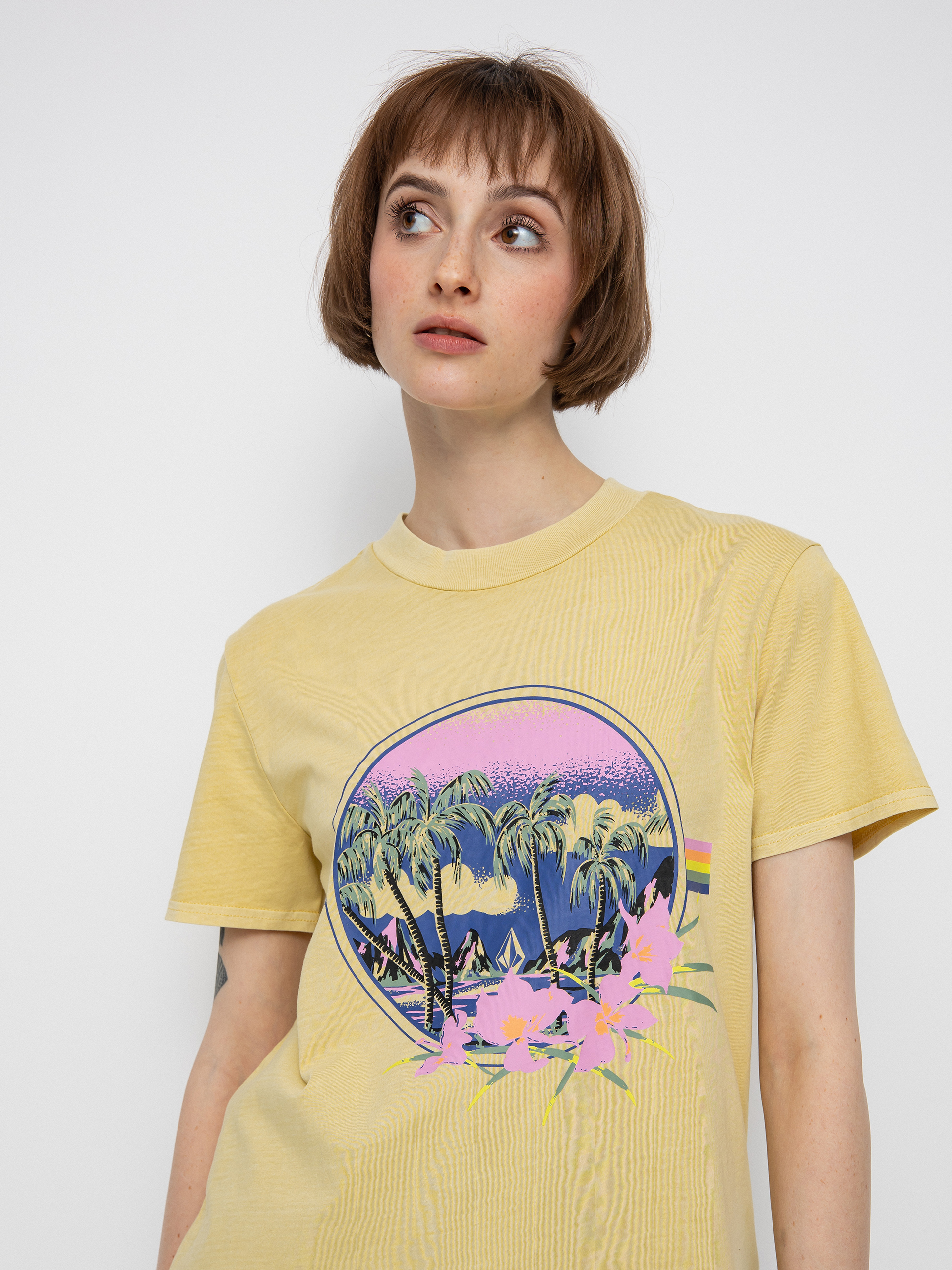 Тениска Volcom Lock It Up Wmn (wheat)