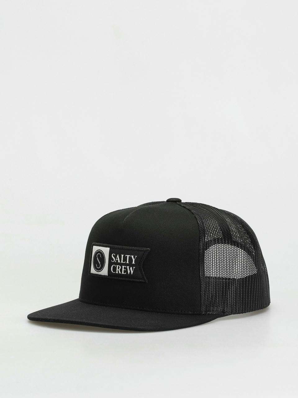 Salty Crew Шапка с козирка Alpha Twill Trucker (black)