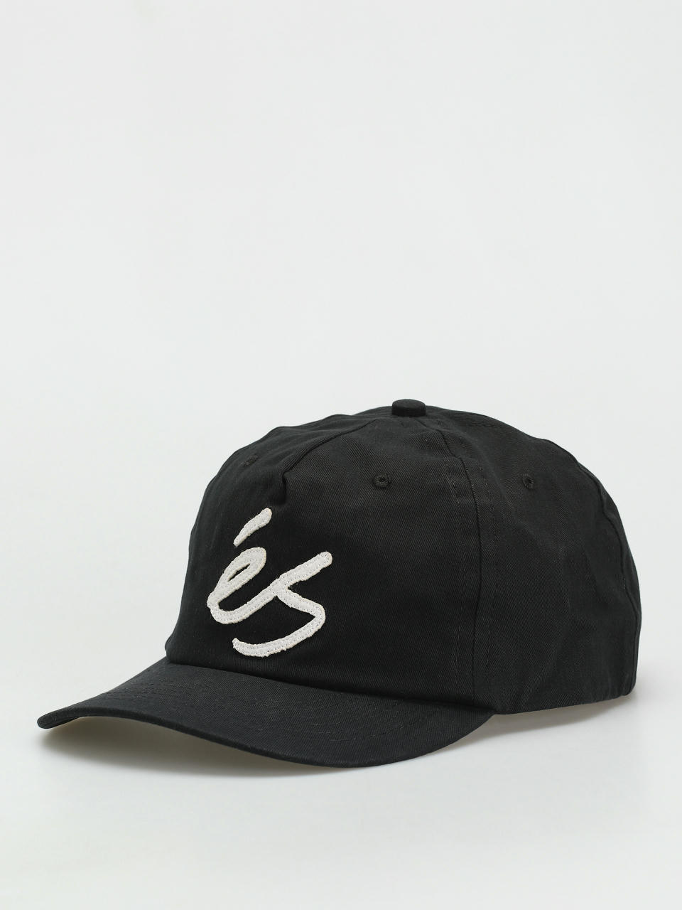 eS Шапка с козирка Script Applique Snapback (black)