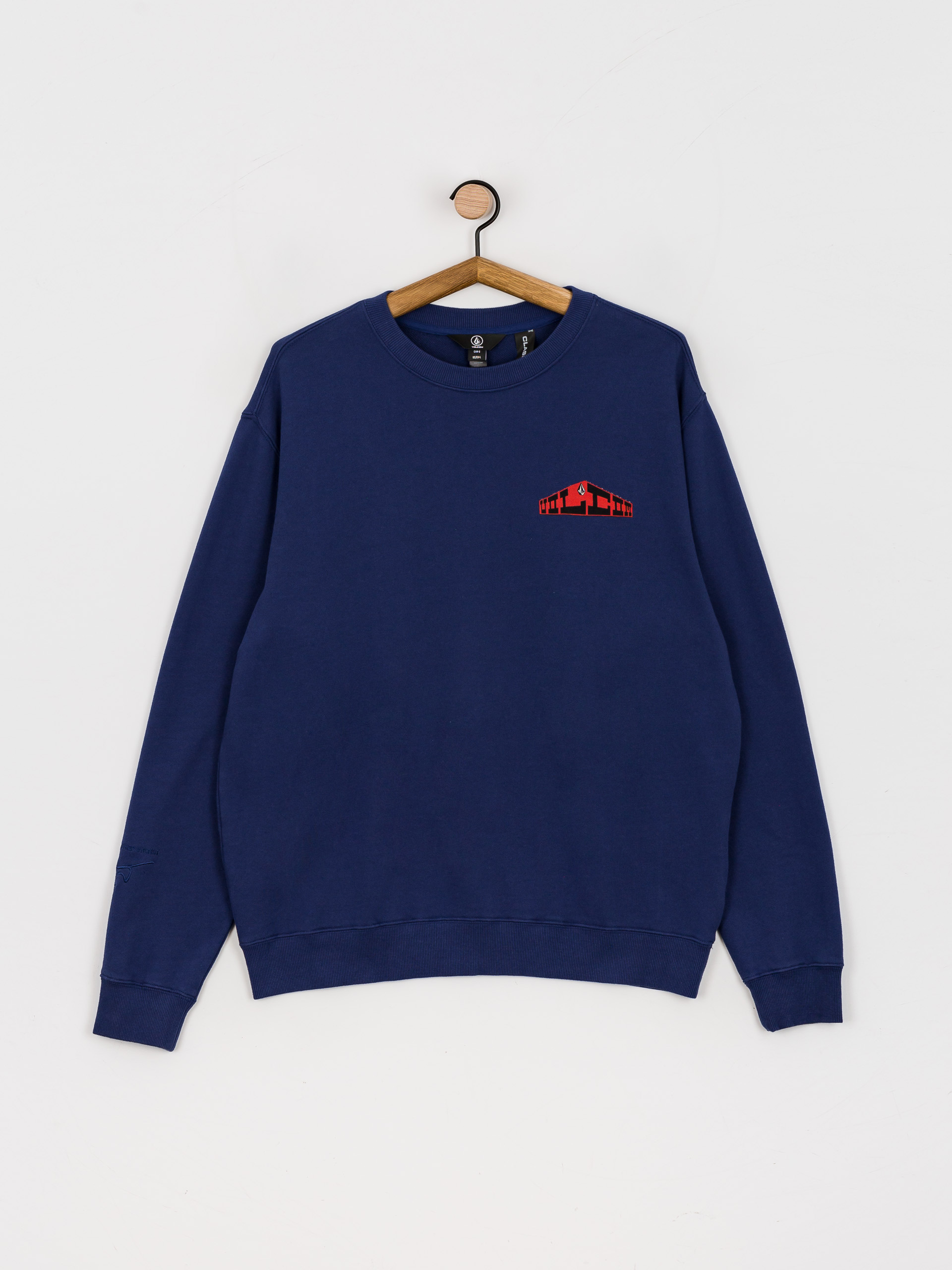 Volcom Суитшърт Elzo Durt Crew (blueprint)