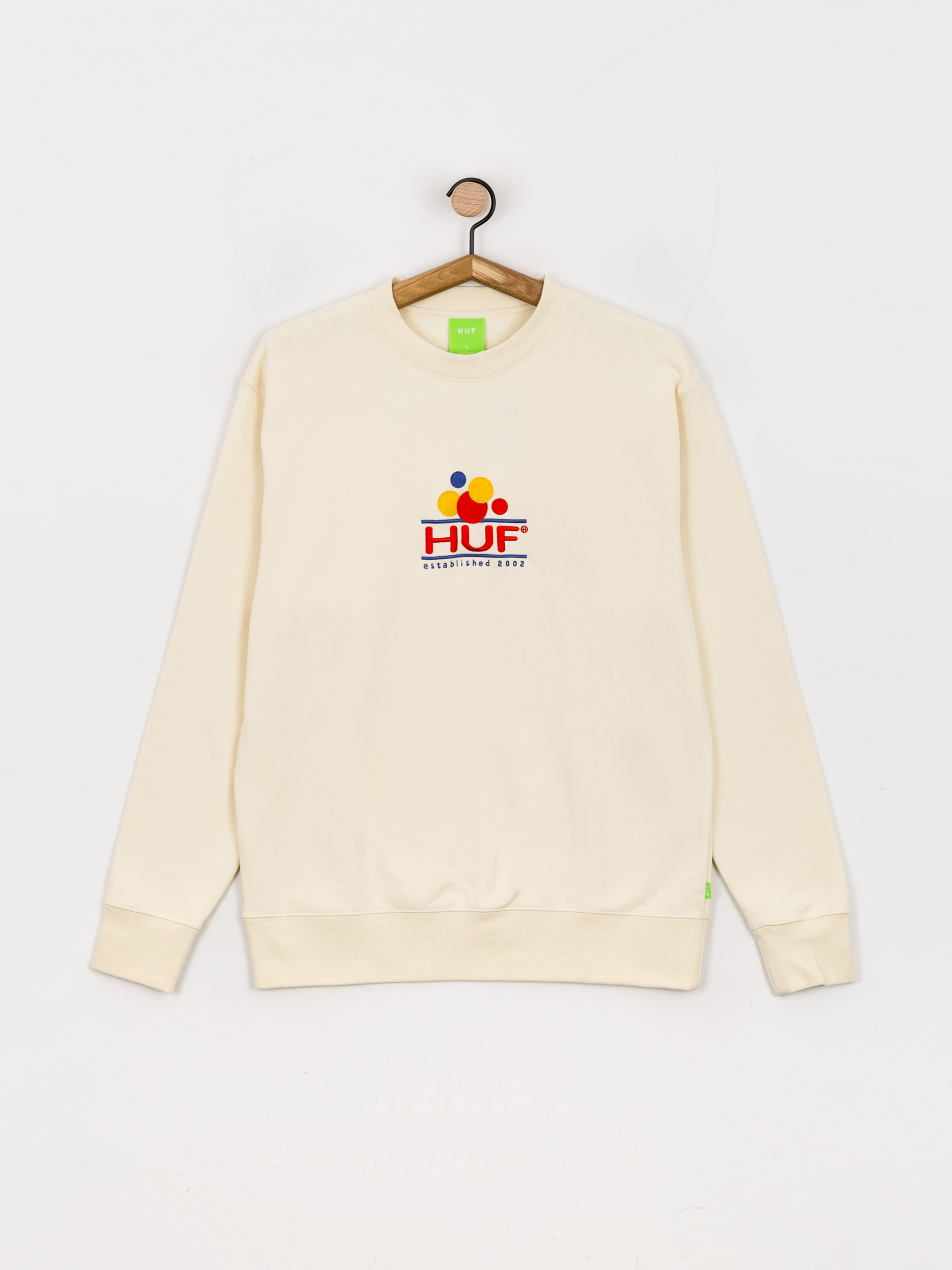 HUF Суитшърт Fun (off white)