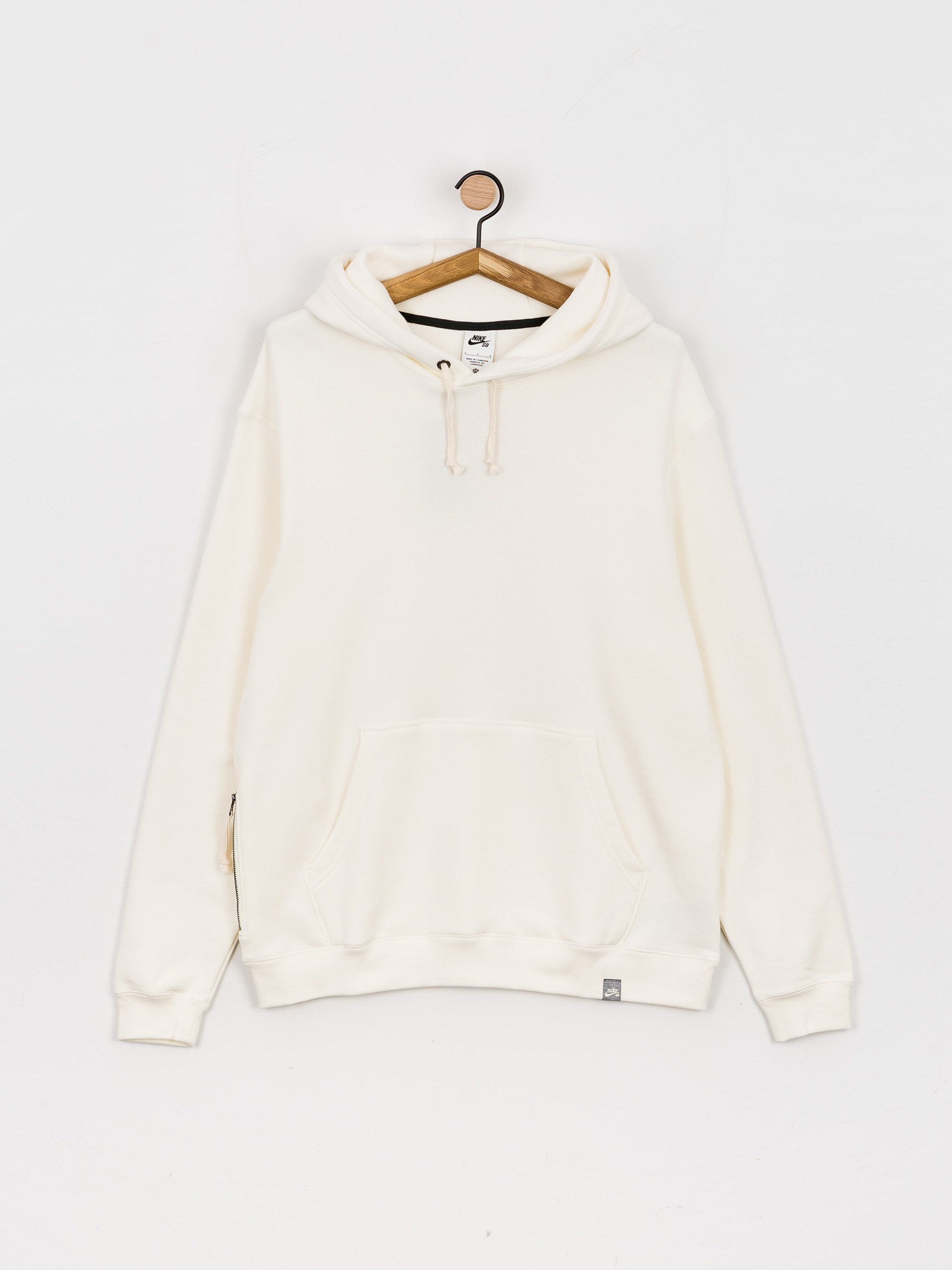 Nike SB Суитшърт с качулка Premium HD (sail/pure/sail)