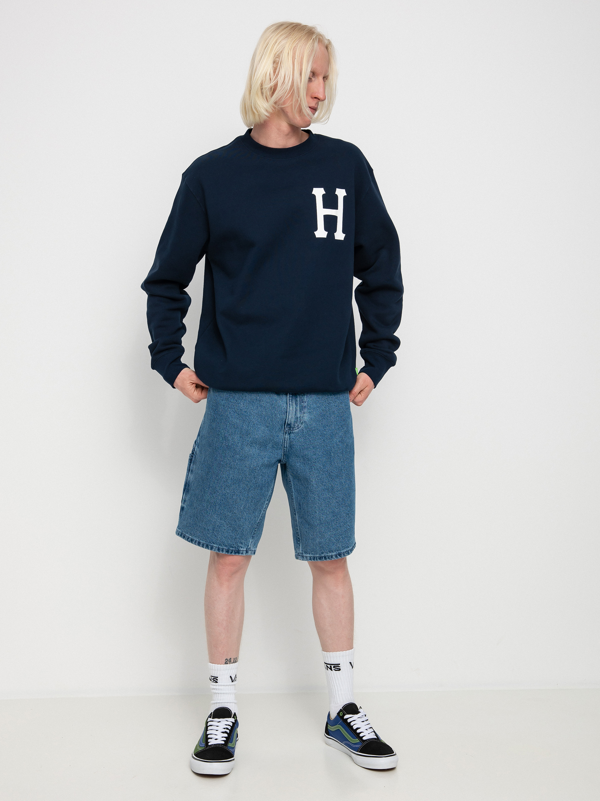 HUF Суитшърт Forever (navy)