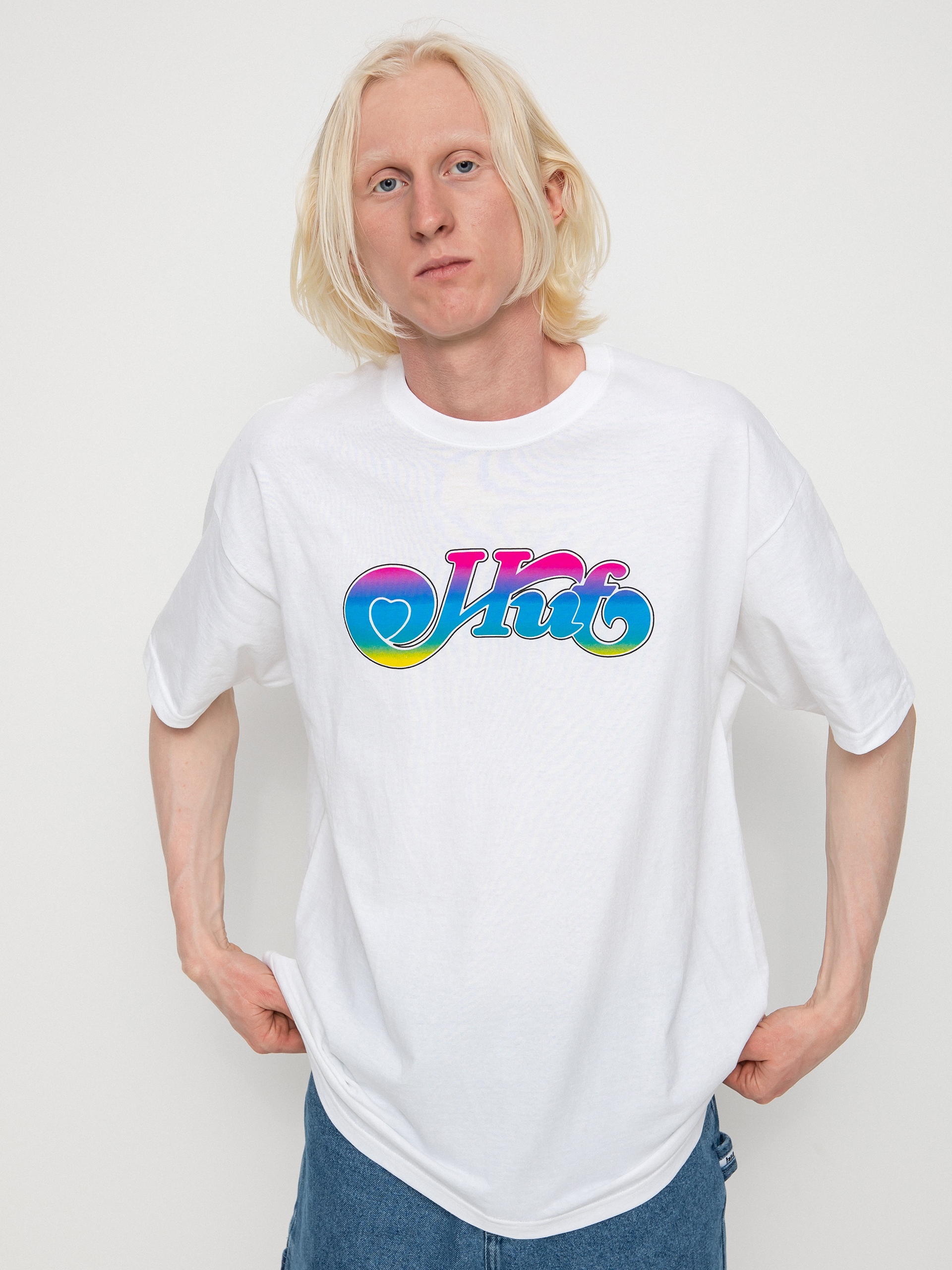 HUF Тениска Wild World (white)