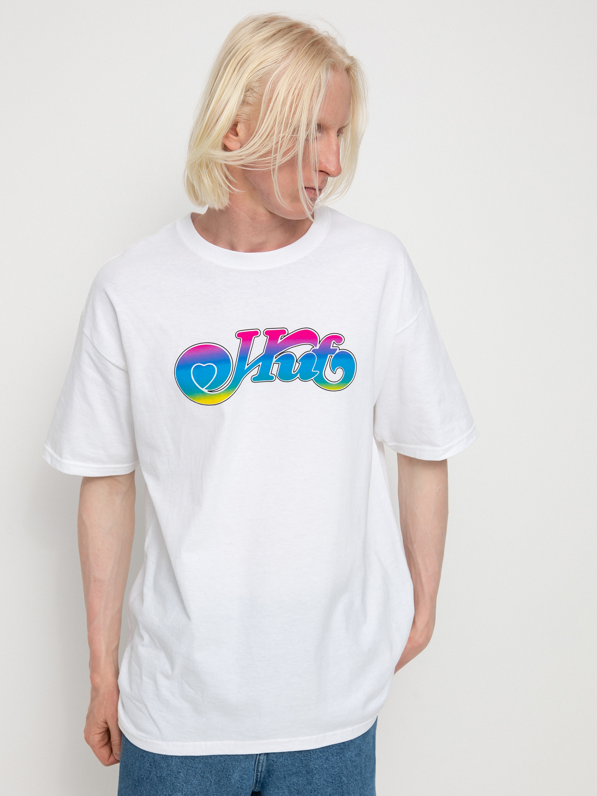 HUF Тениска Wild World (white)