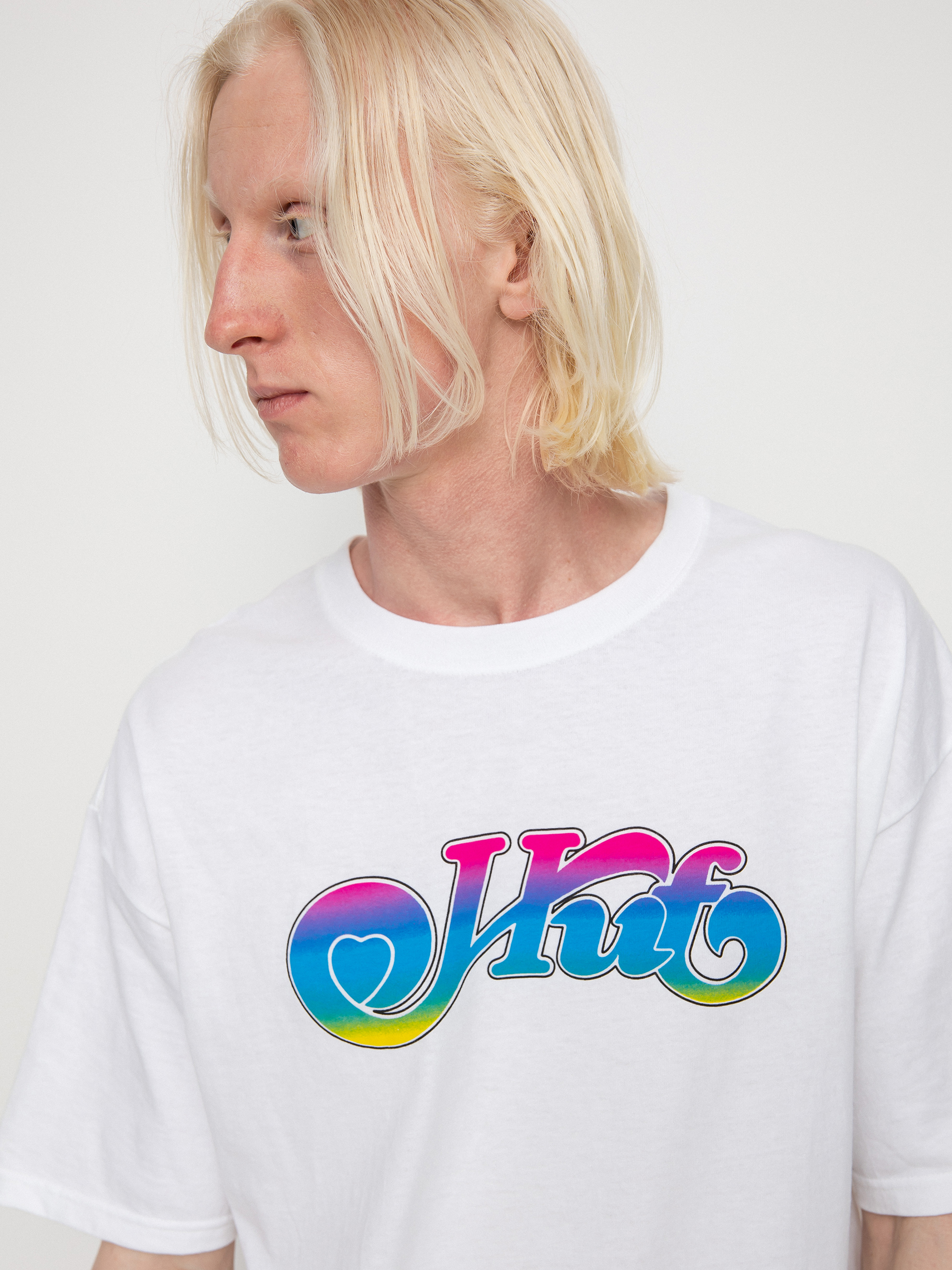 HUF Тениска Wild World (white)