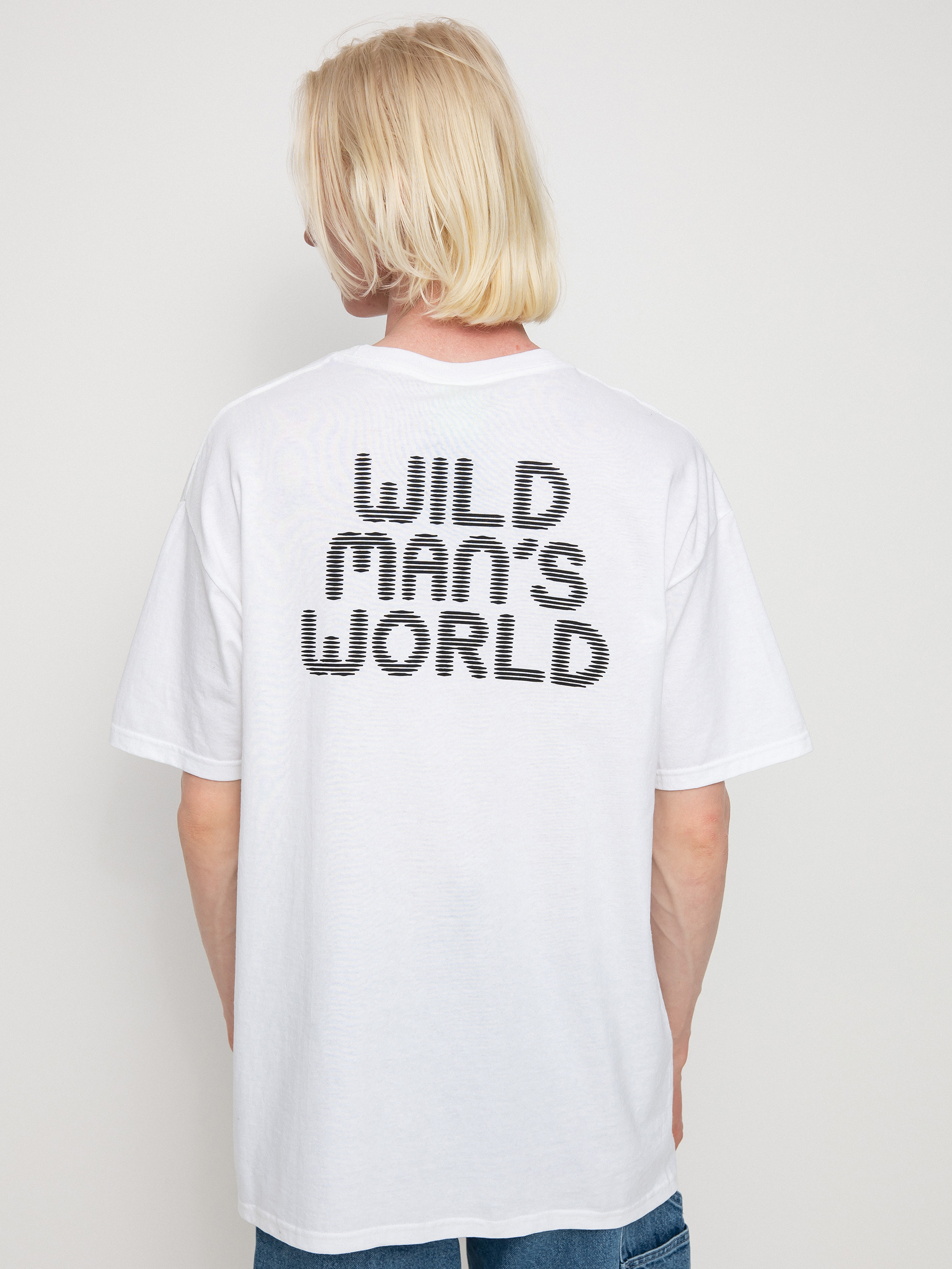 HUF Тениска Wild World (white)
