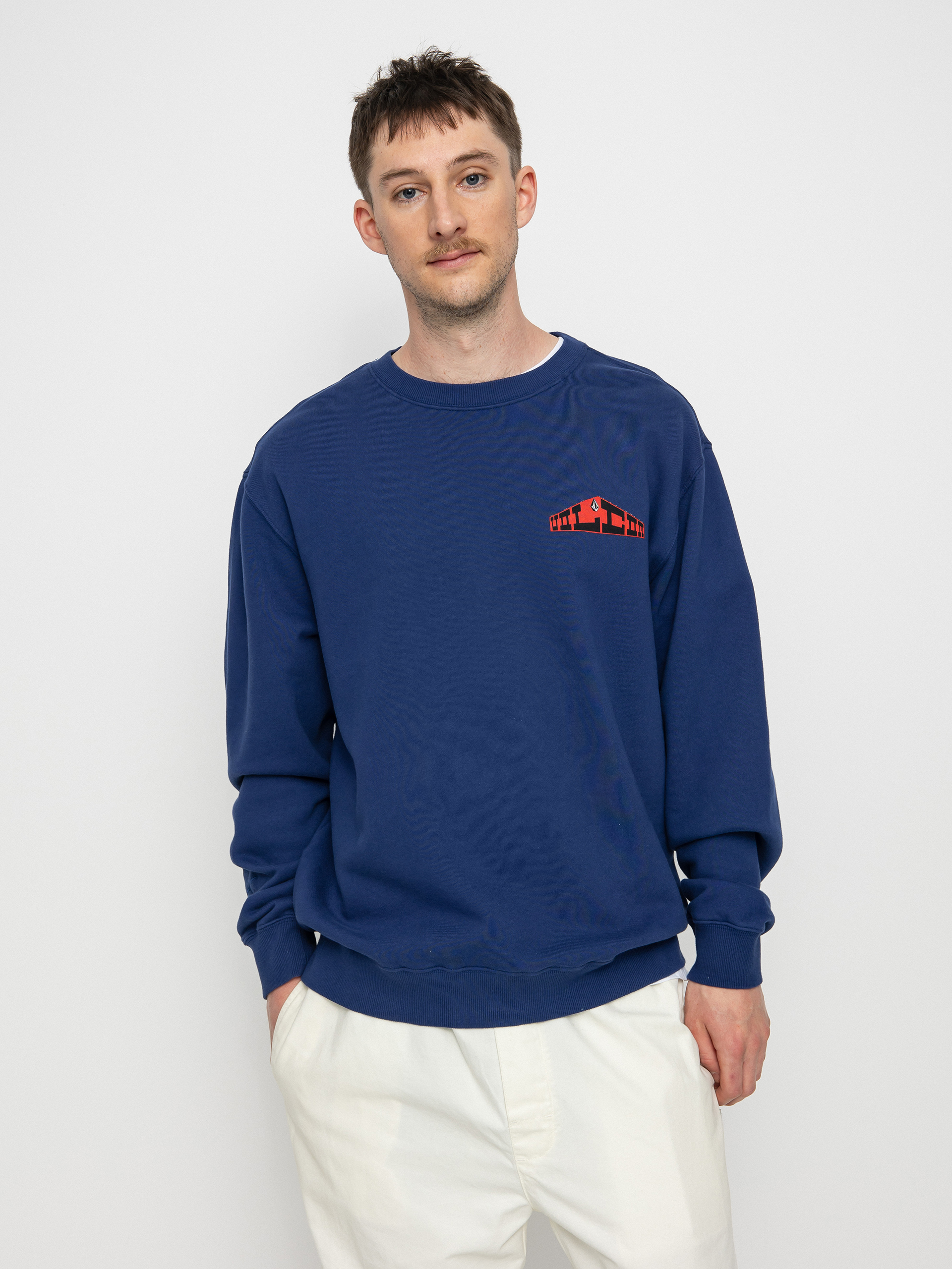 Volcom Суитшърт Elzo Durt Crew (blueprint)