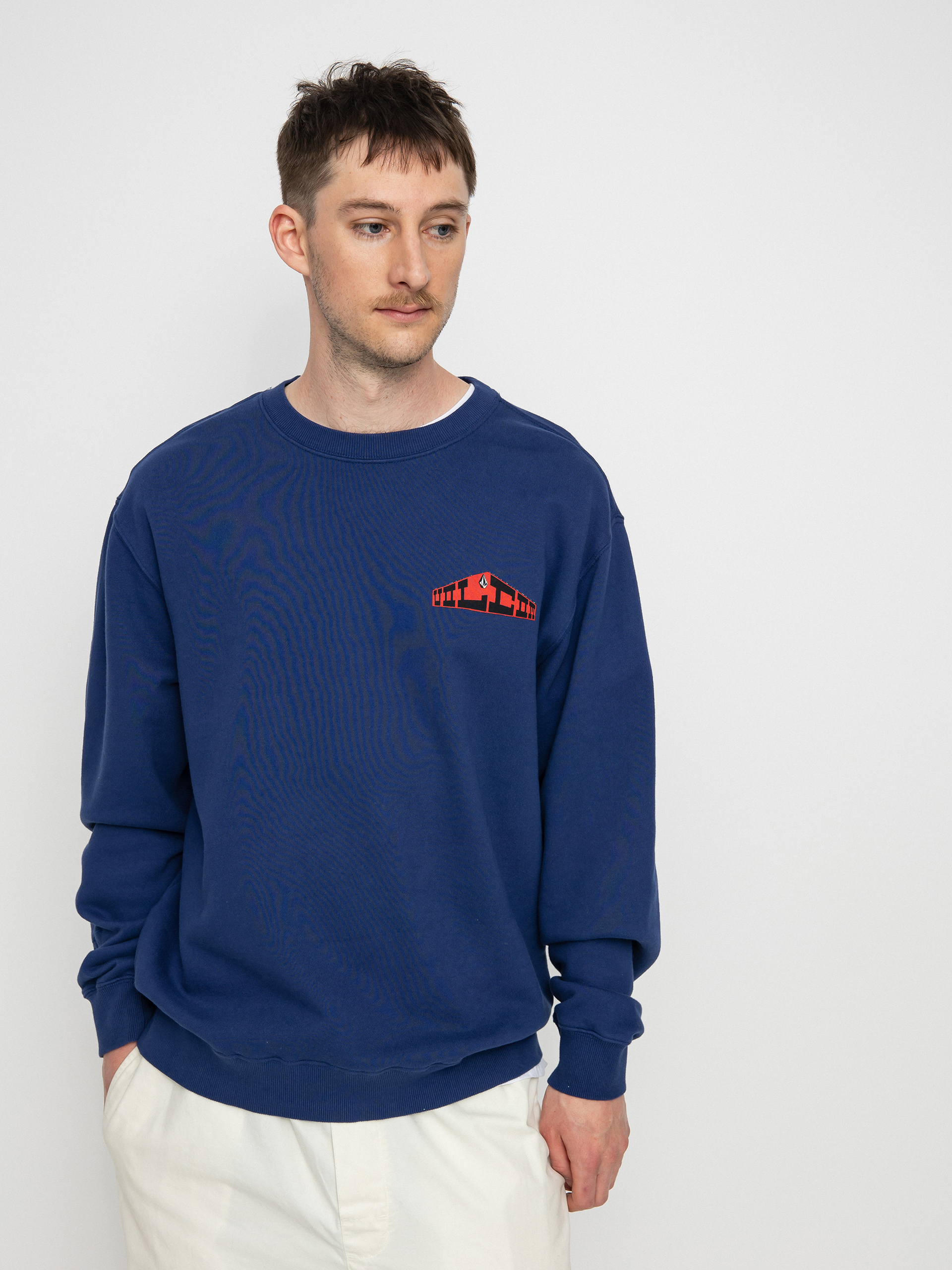 Volcom Суитшърт Elzo Durt Crew (blueprint)