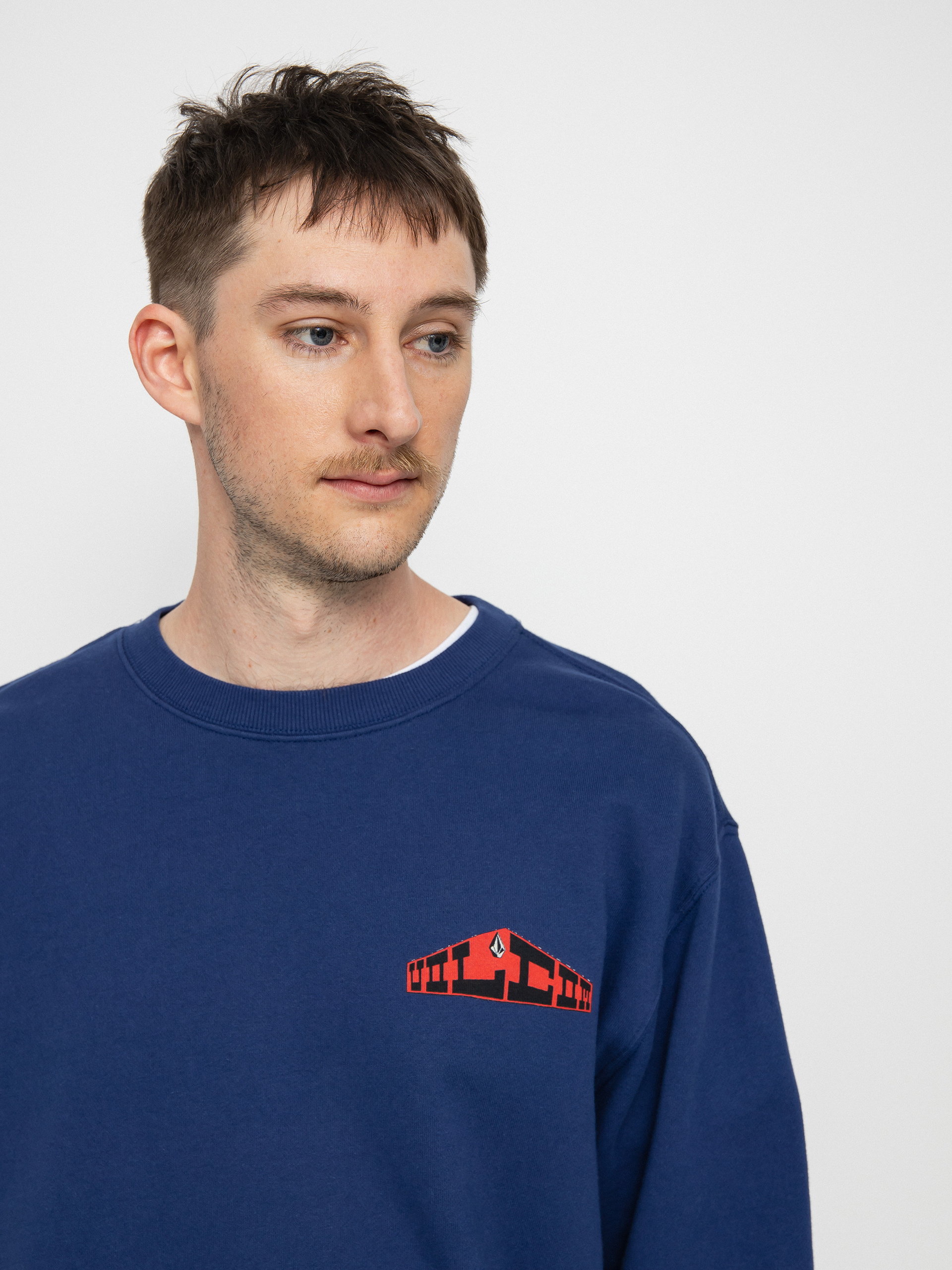 Volcom Суитшърт Elzo Durt Crew (blueprint)