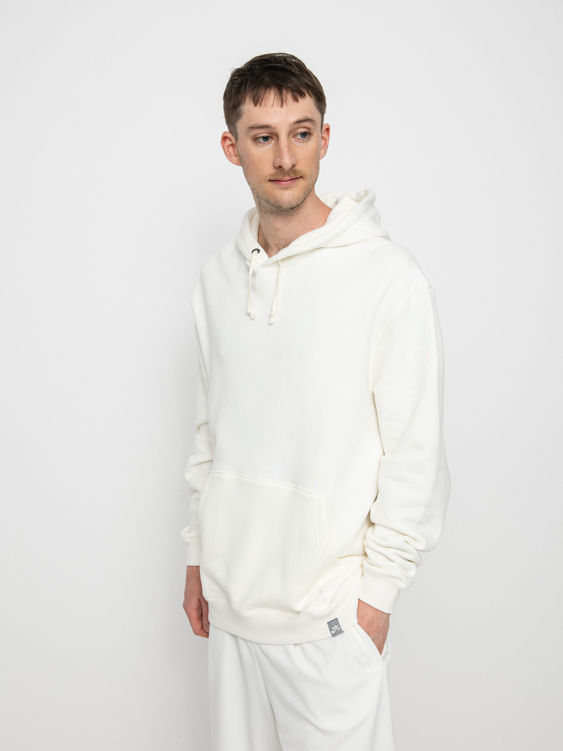 Nike SB Суитшърт с качулка Premium HD (sail/pure/sail)