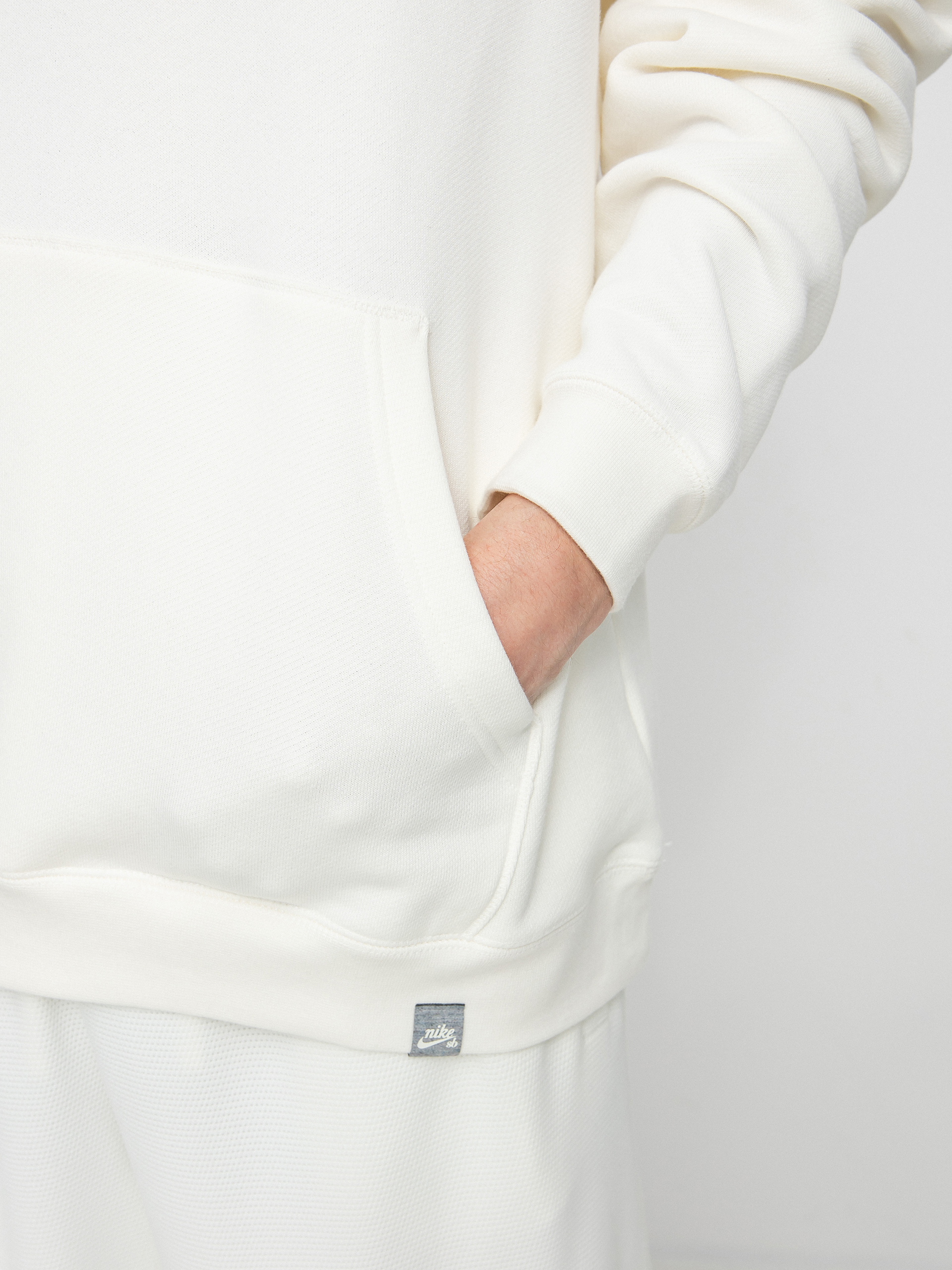 Nike SB Суитшърт с качулка Premium HD (sail/pure/sail)